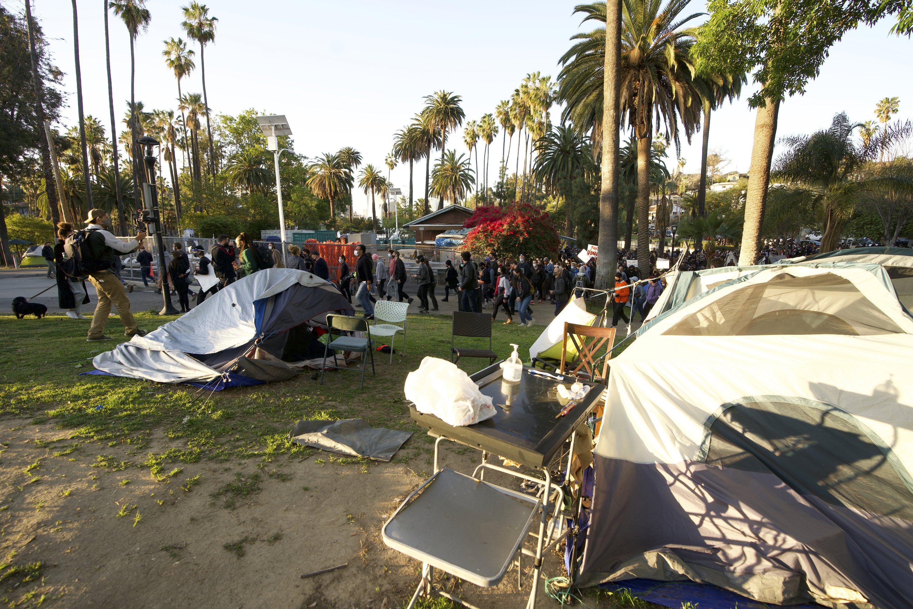 Demonstrators Say Closure Of LA Park Would Displace Homeless AP News Demonstrators Say Closure Of LA Park Would Displace Homeless AP News
