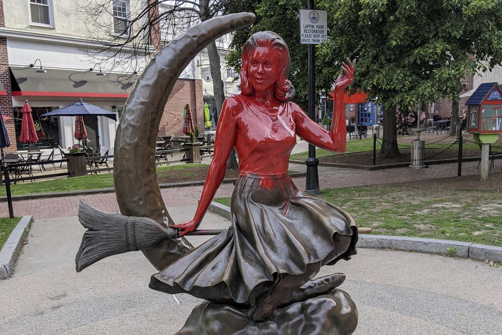 Man pleads guilty to dousing ‘Bewitched’ statue in red paint Man pleads guilty to dousing ‘Bewitched’ statue in red paint