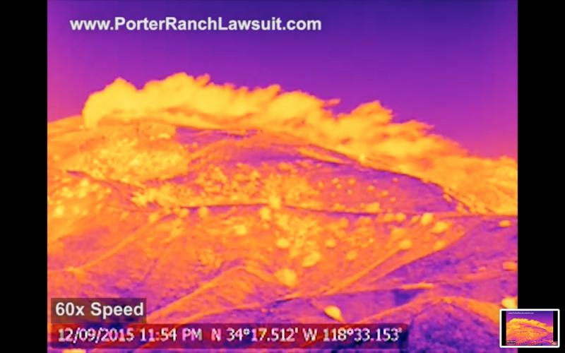 Foto: Fuga de gas metano en Aliso Canyon | AP