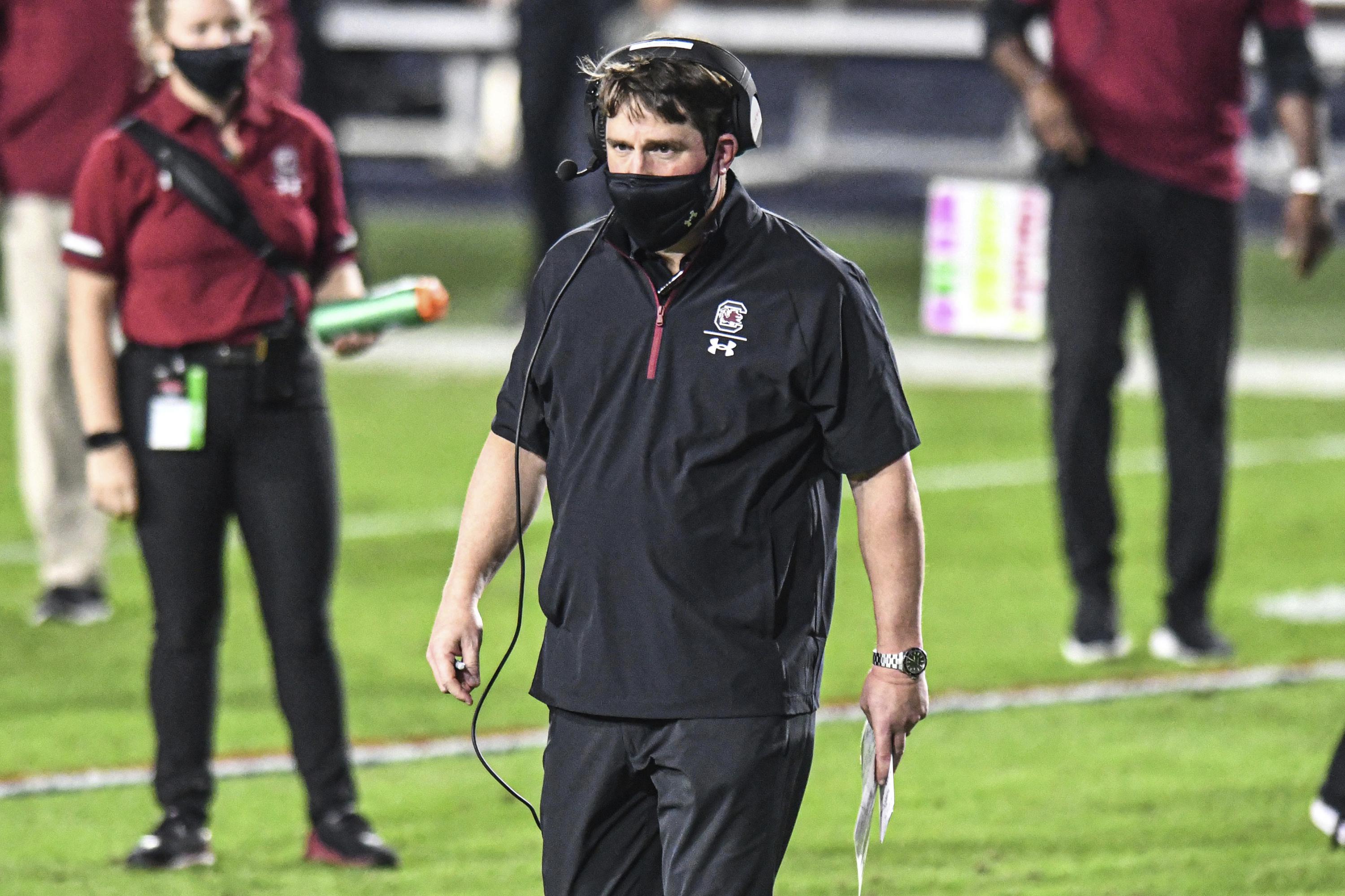 South Carolina dismisses football coach Will Muschamp