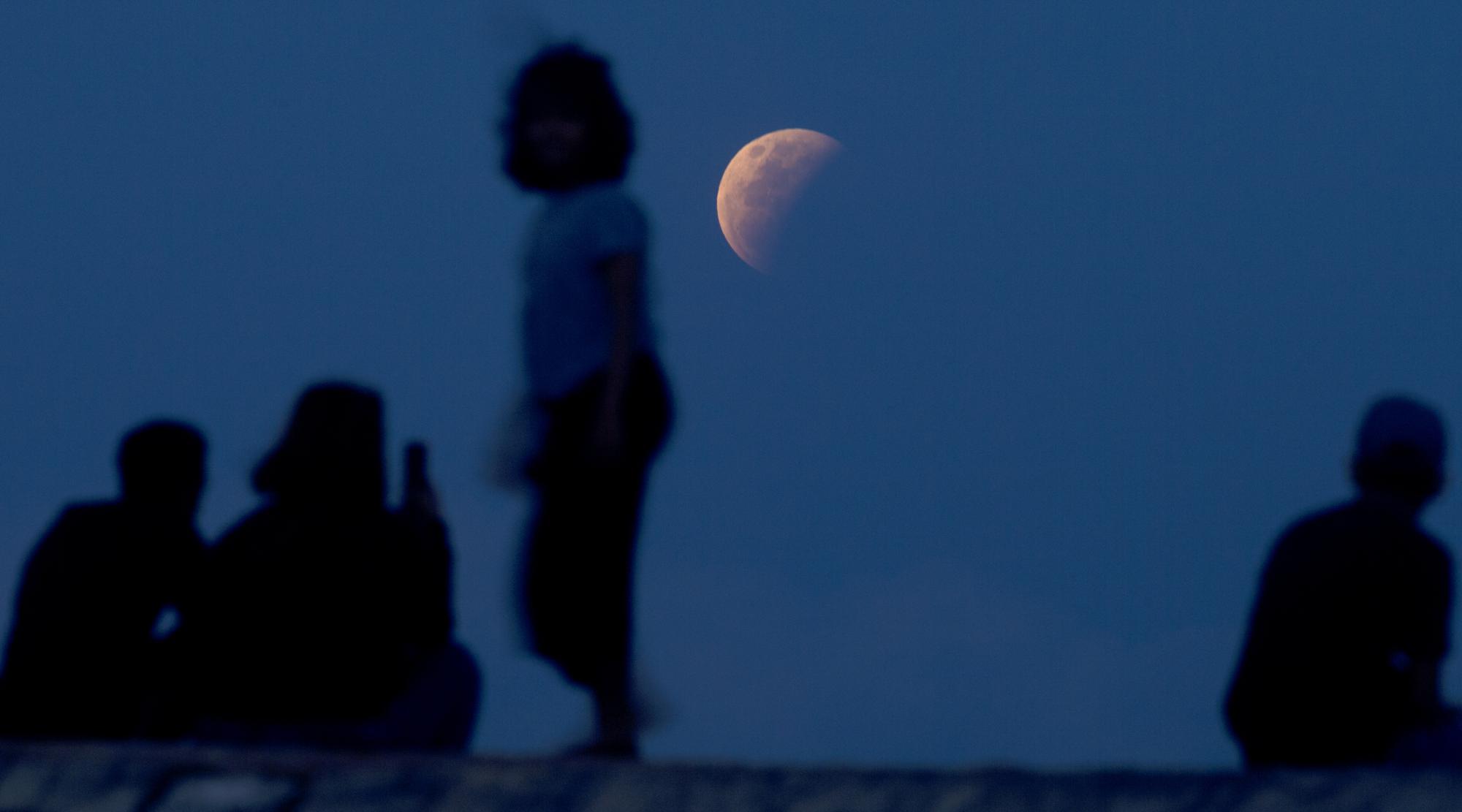 Buildup To Super Blood Moon Eclipses The Finale