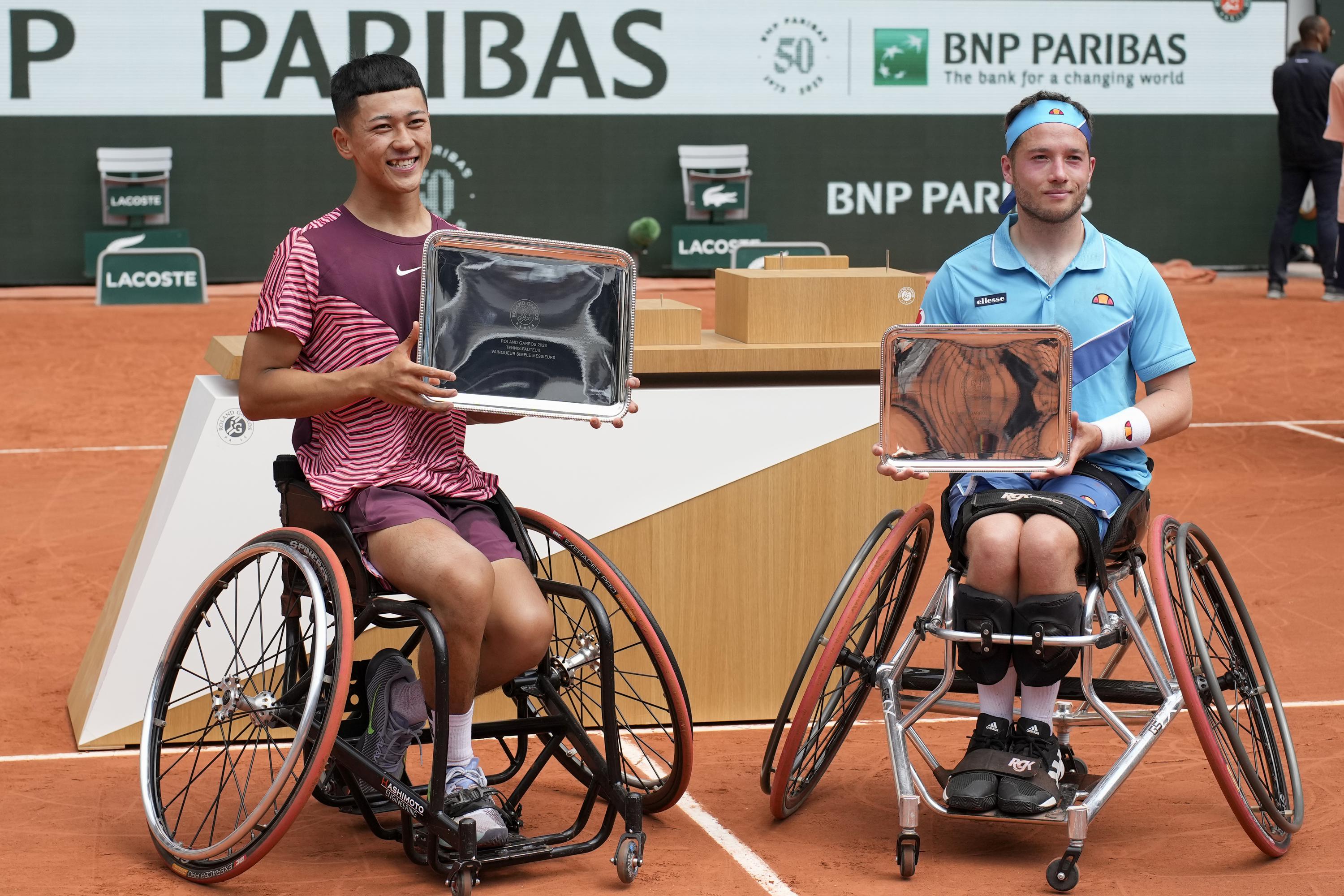 Noah heads French wheelchair tennis men at Paralympics