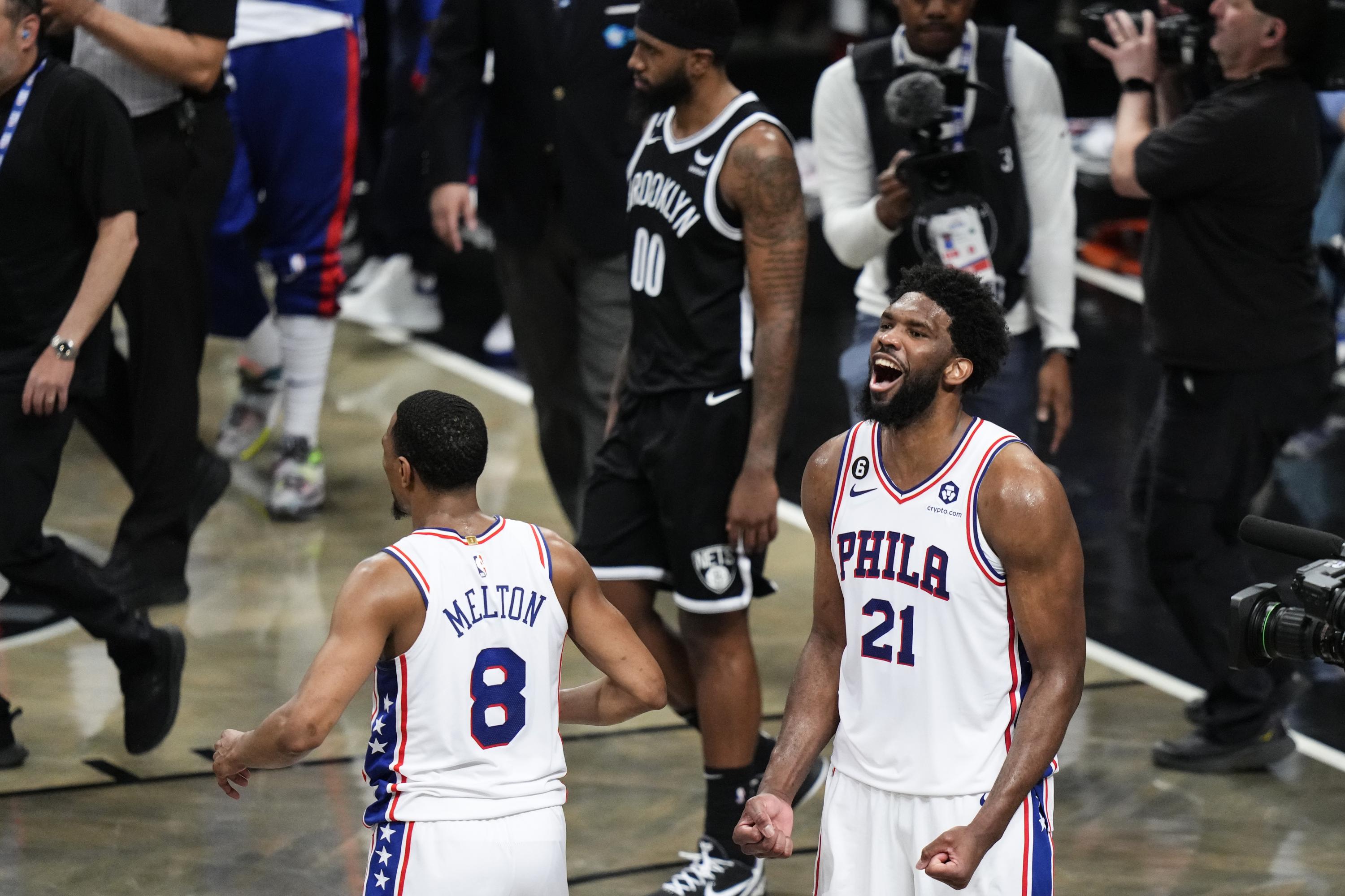 Nets' disappointing season ends with dud against 76ers