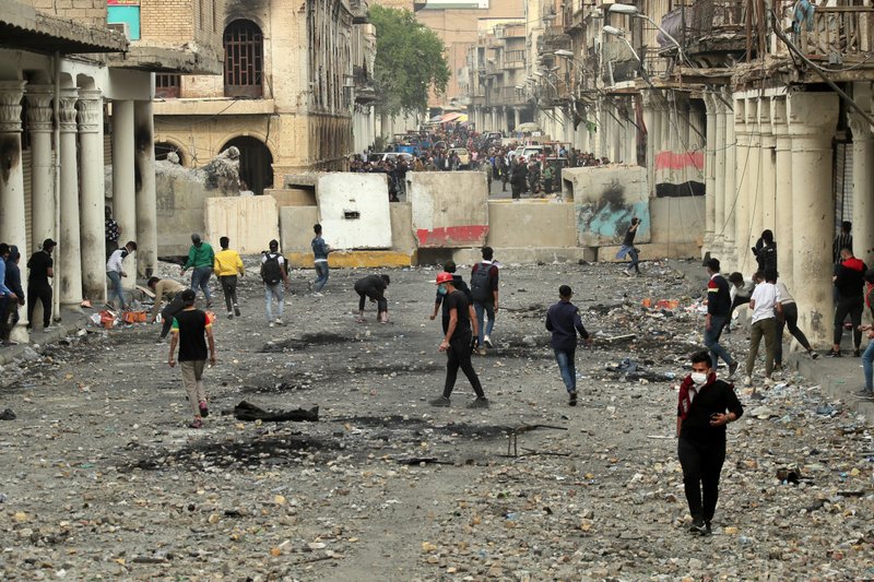 Century Ago And Today Baghdad Street A Front Line In Revolt Baghdad Street A Front Line In Revolt
