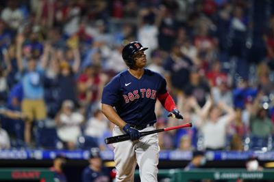 Devers, Santana go deep, Red Sox beat Phillies 11-3 | AP News