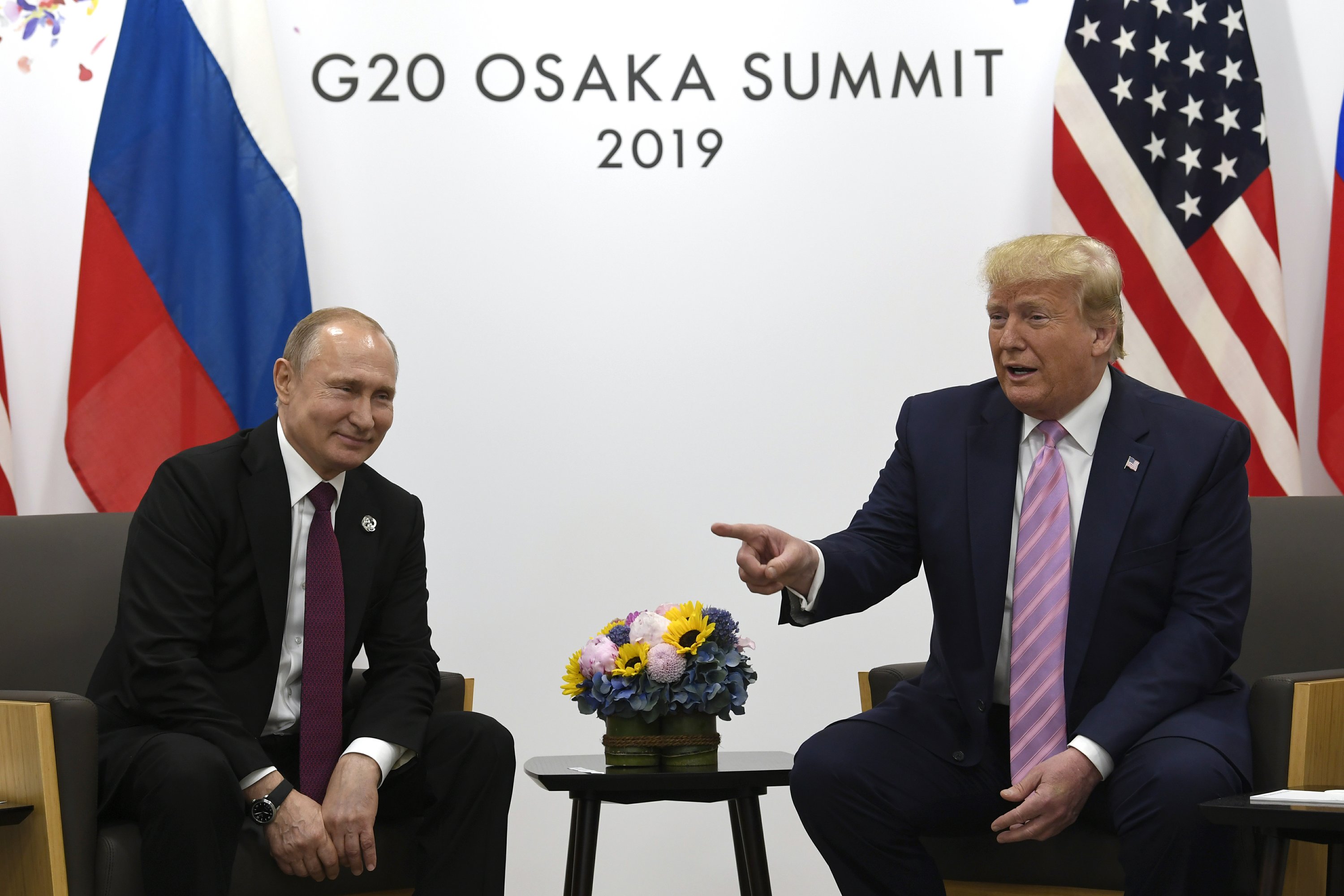 Image result for PHOTOS TRUMP PUTIN OSAKA G20