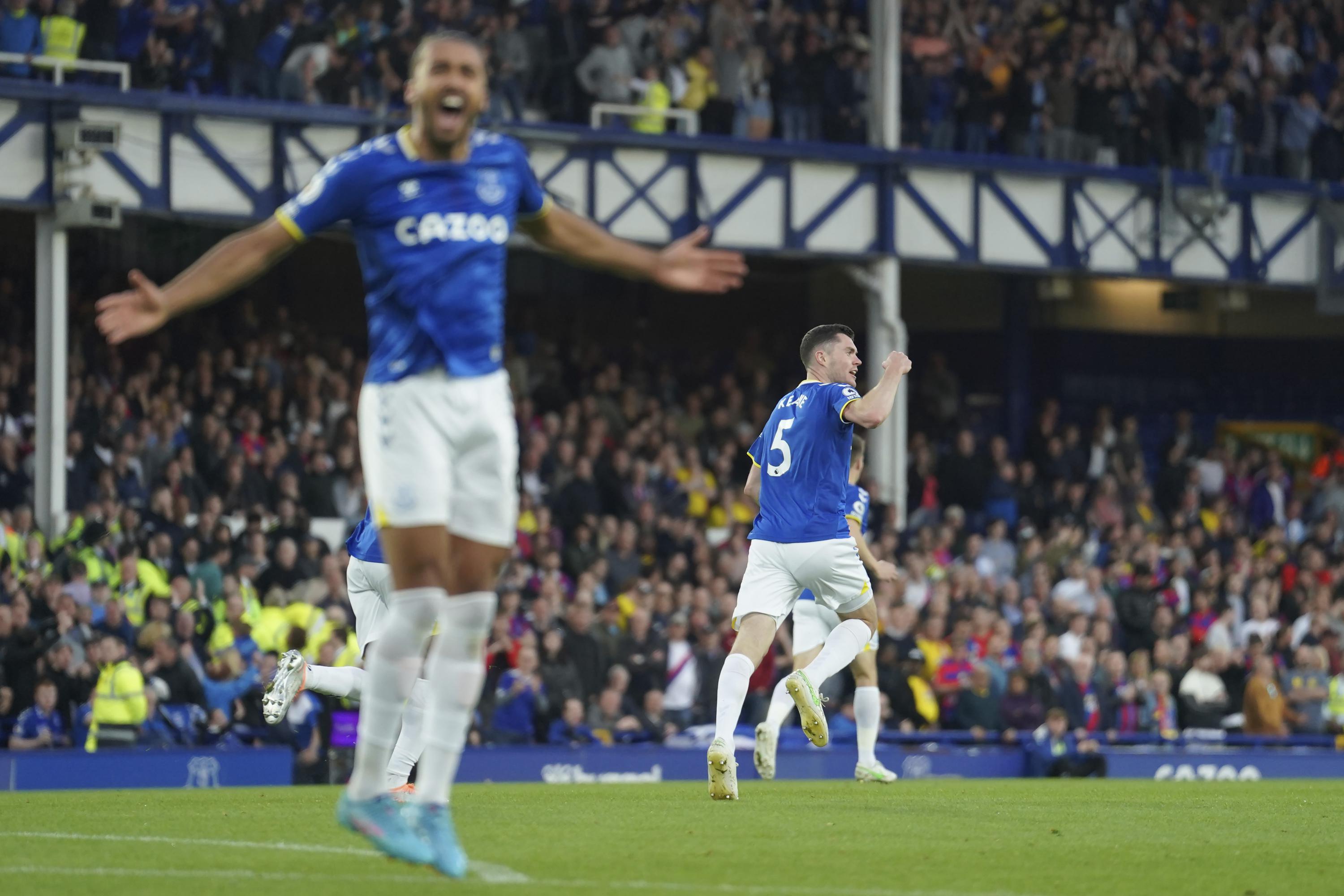 Everton comeback against Palace secures Premier League spot  AP News