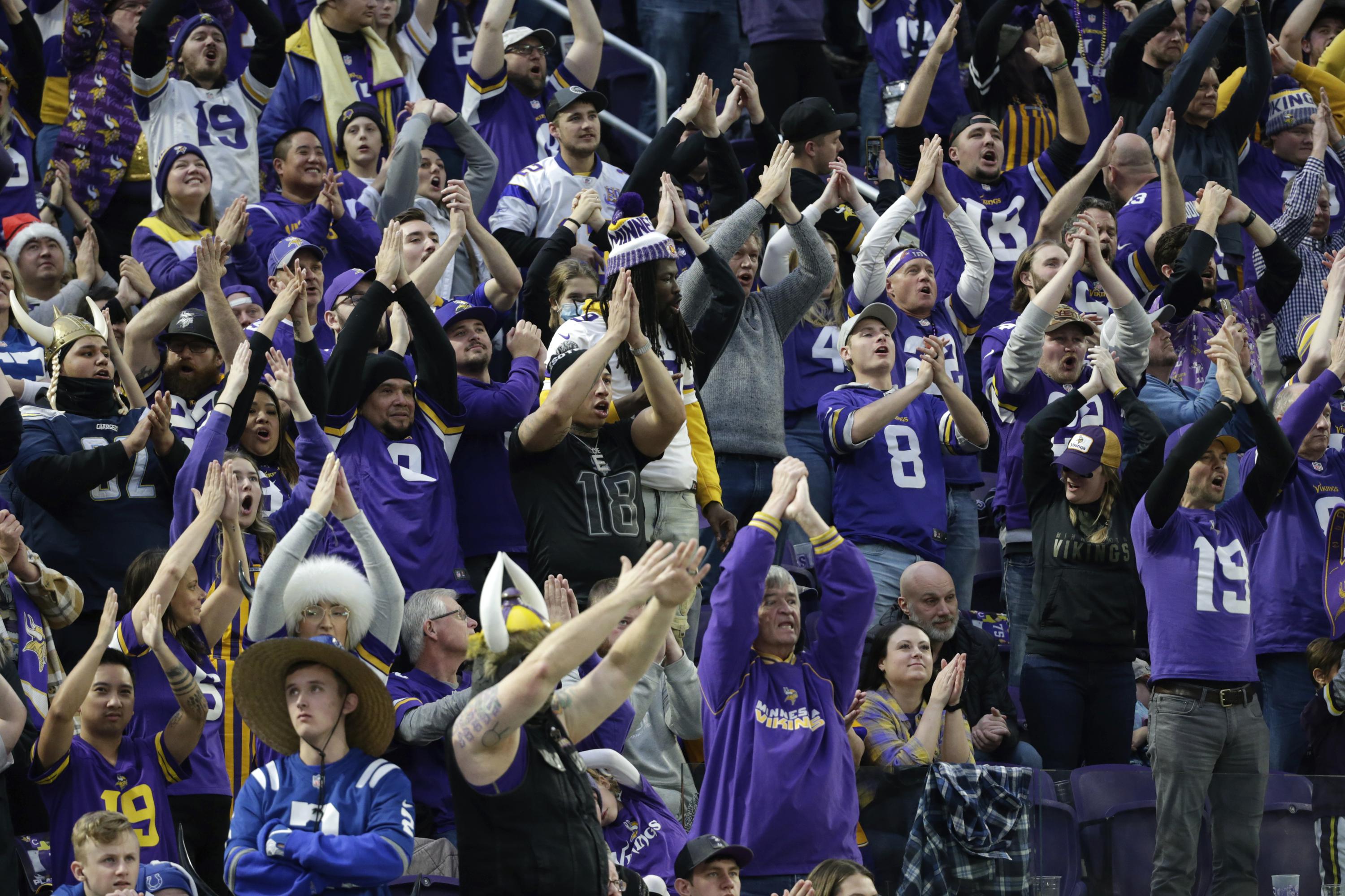 Vikings clinch NFC North with 33point comeback vs Colts AP News