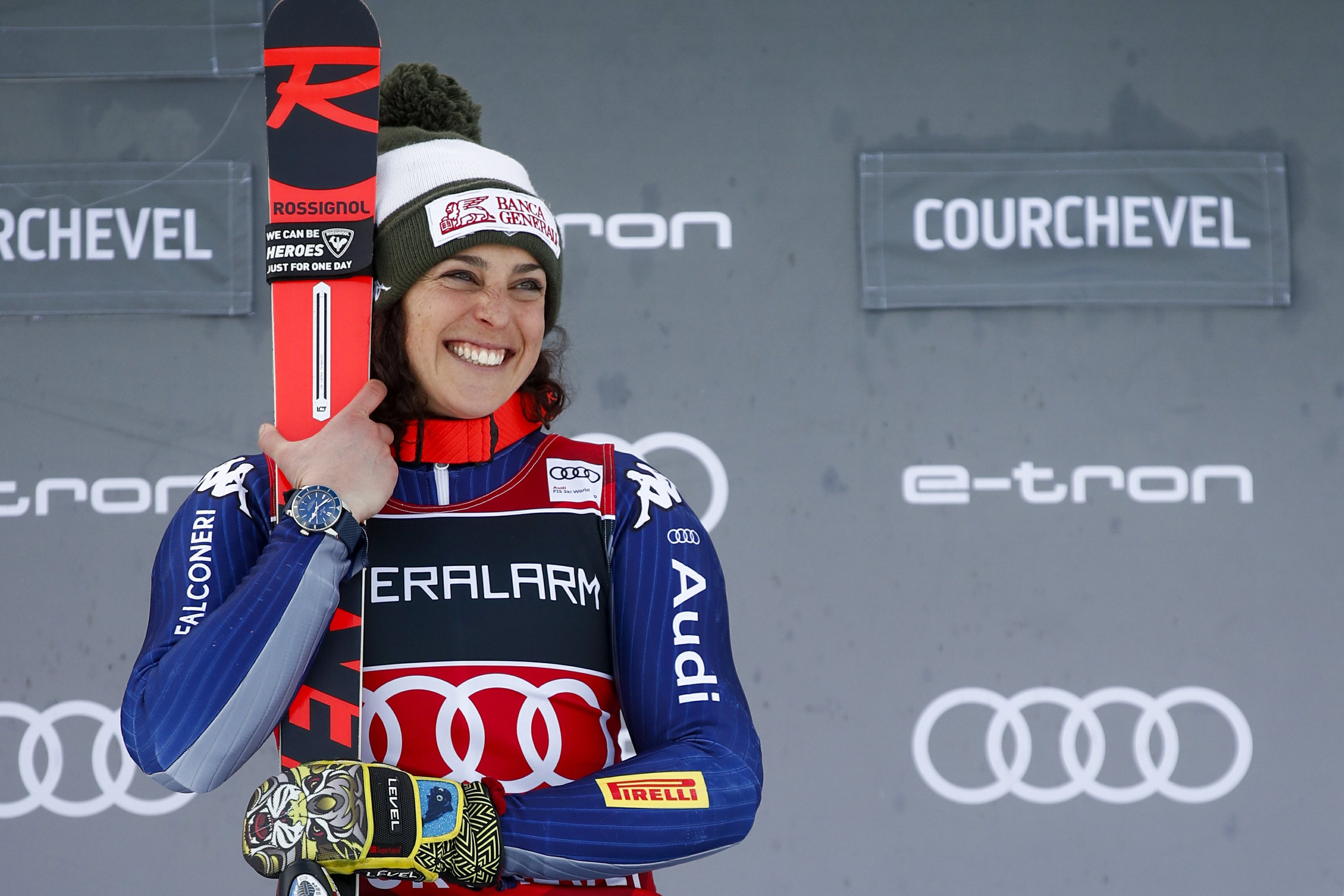 Brignone rallies to beat Holtmann in GS, Shiffrin 17th | AP News