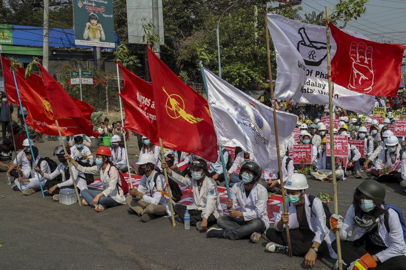 Myanmar Crackdown On Protests Widely Filmed Sparks Outrage