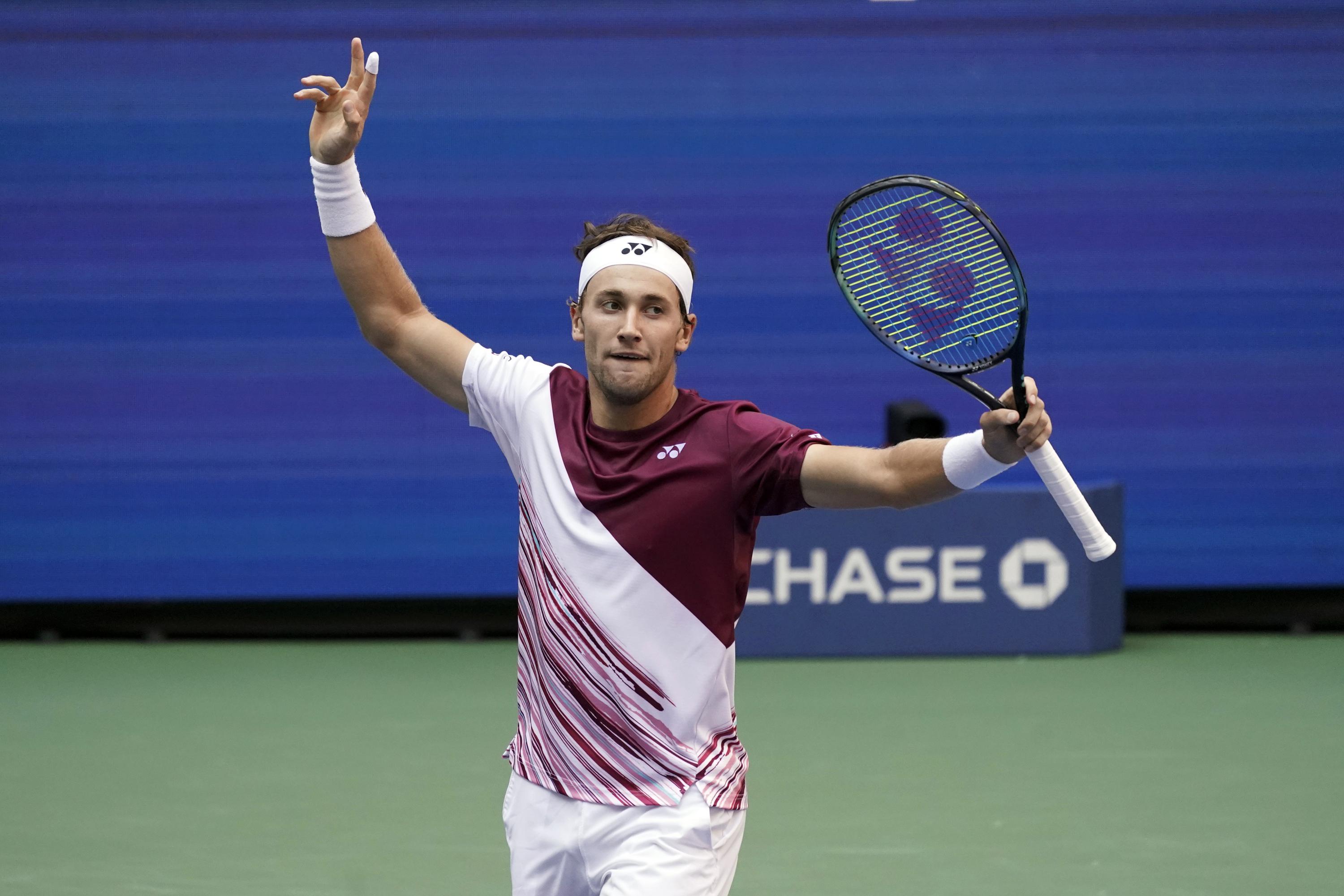 Casper Ruud tjener 55 poeng for å nå semifinalen i US Open