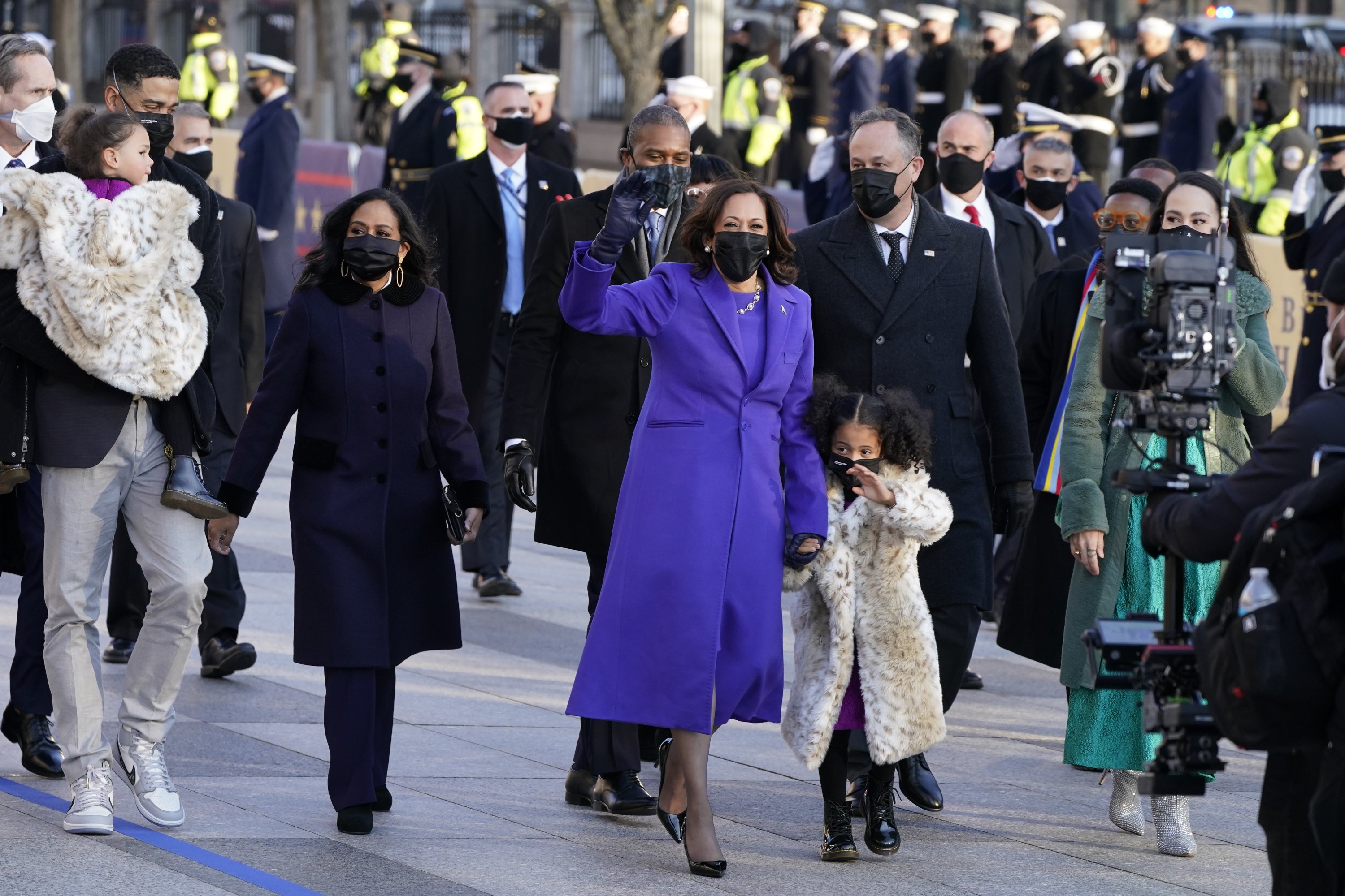 AKA sorority members celebrate Kamala Harris inauguration | AP News