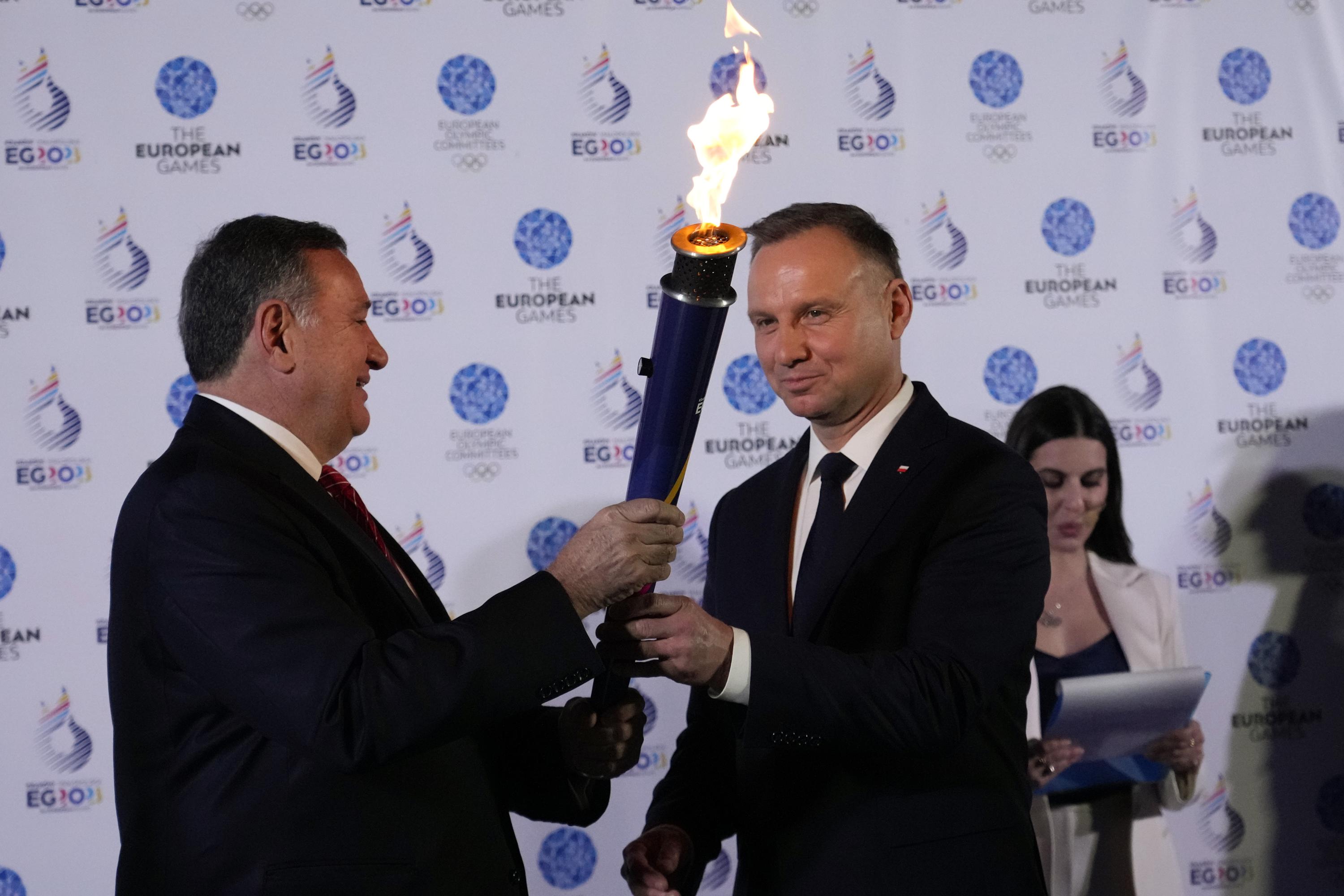 3rd European Games with Polish President 🇵🇱 #igrzyskaolimpijskie2023  #polishpresident #polska #prezydent #andrzejduda #europeangames2023