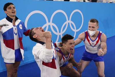 Russia Edges Japan China For Gold In Men S Gymnastics