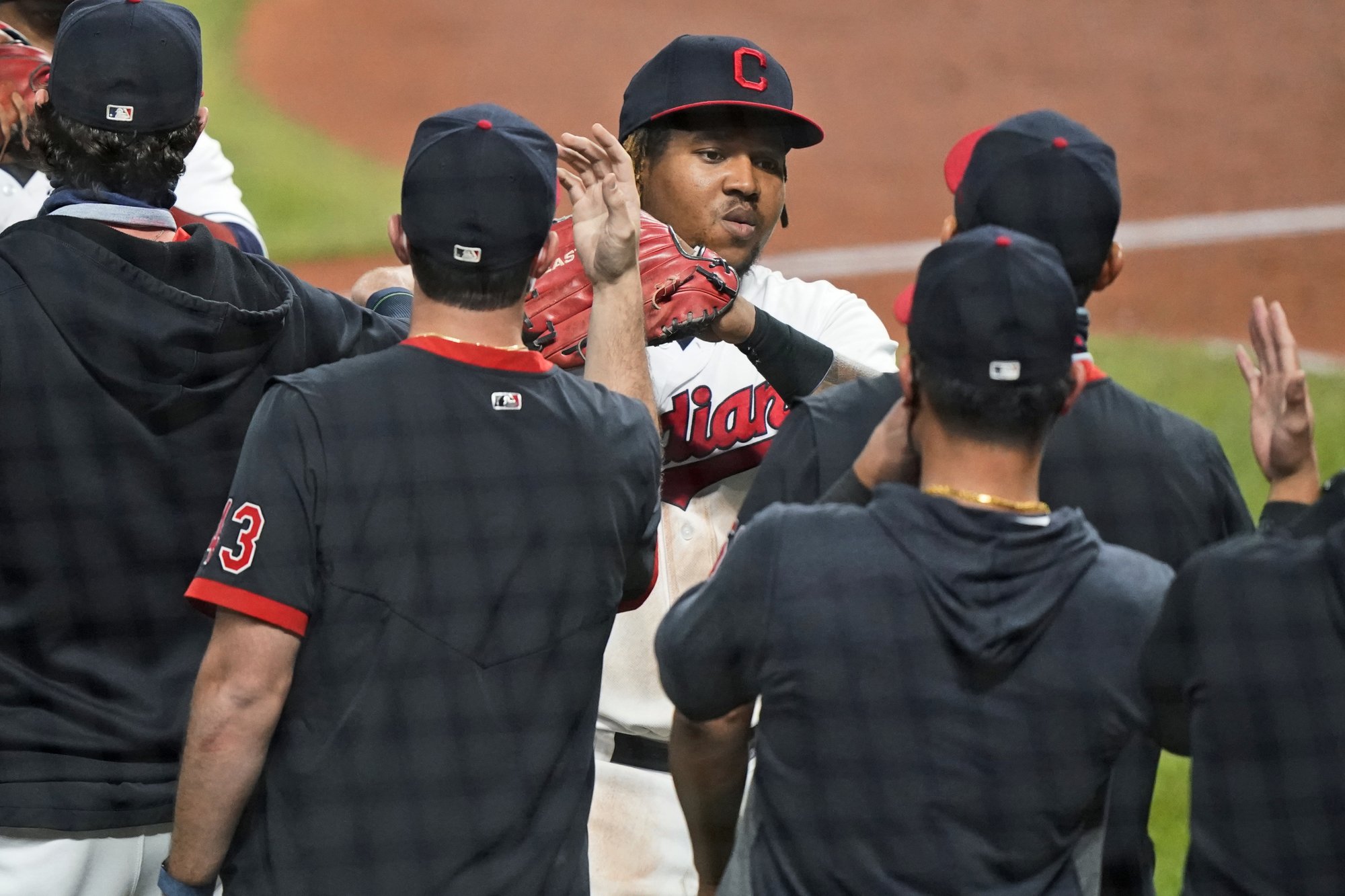 indians playoff shirts