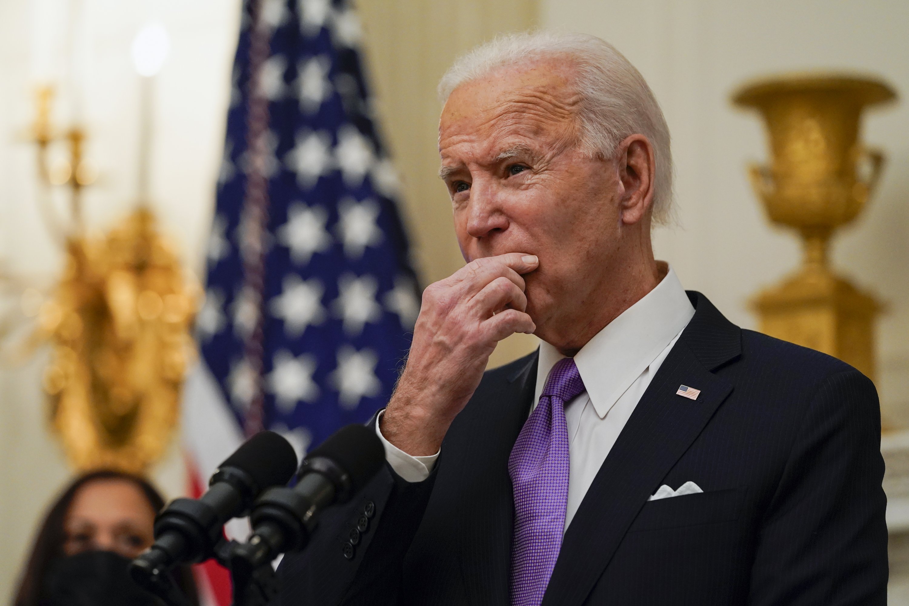 Biden ordering stopgap help as talks start on big aid plan