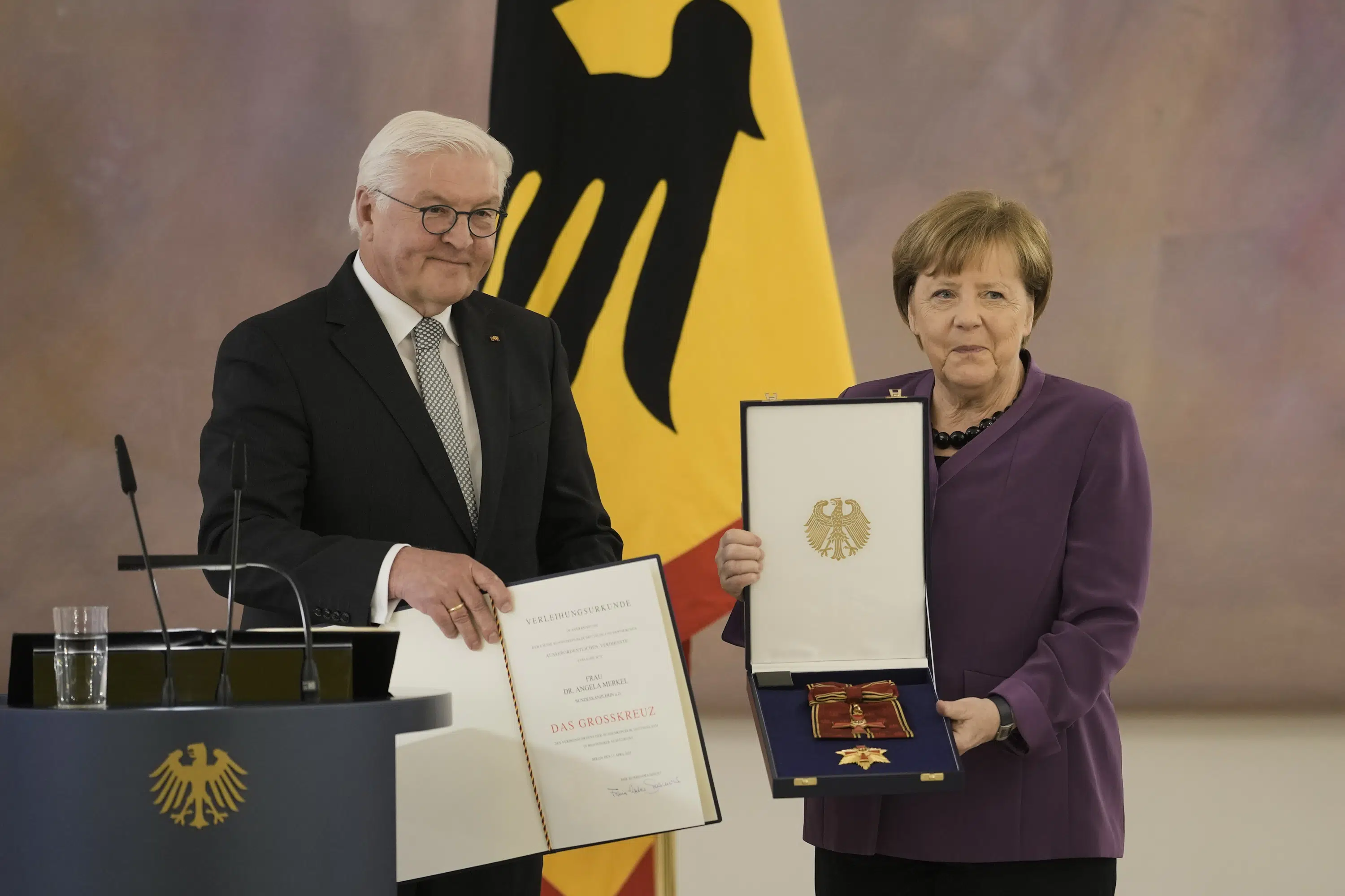 Ex-Chancellor Merkel Gifted Highest German Honor
