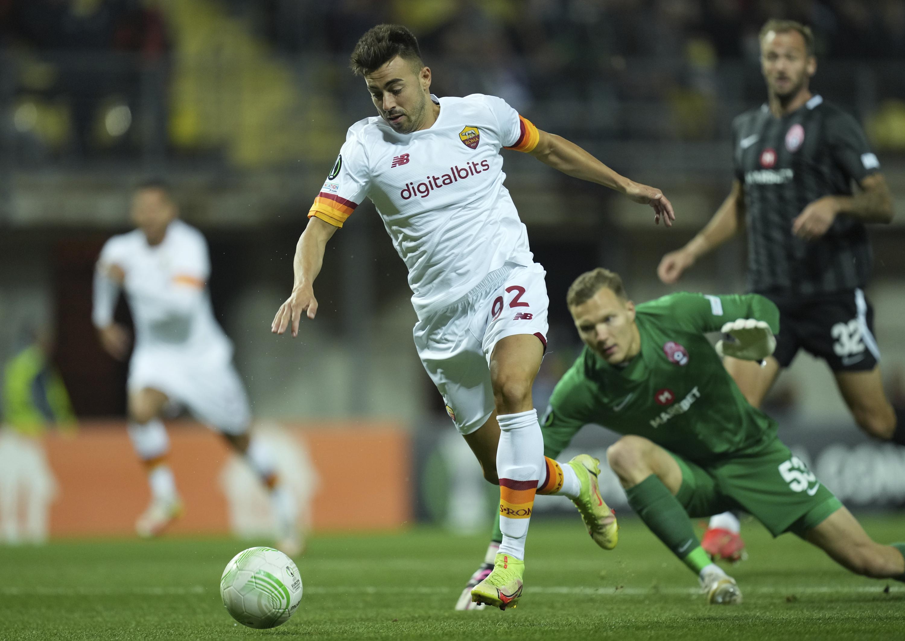 Roma 2-0 Slavia P.: results, summary and goals