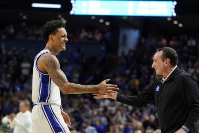 NCAAs: Coach K's farewell tour extended through next weekend | AP News