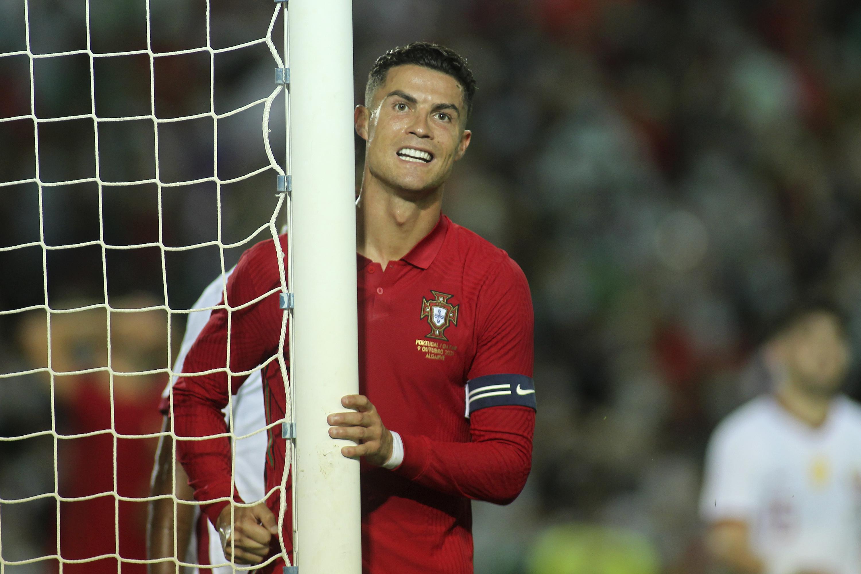 Cristiano Ronaldo injury, Portugal - Serbia