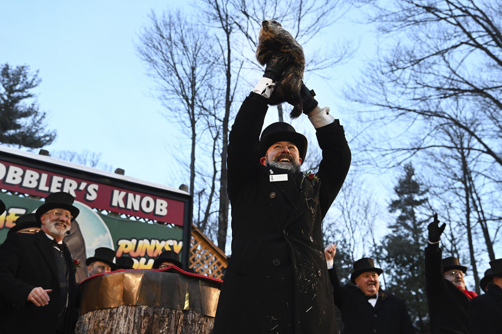 Punxsutawney Phil predicts six more weeks of winter | AP News