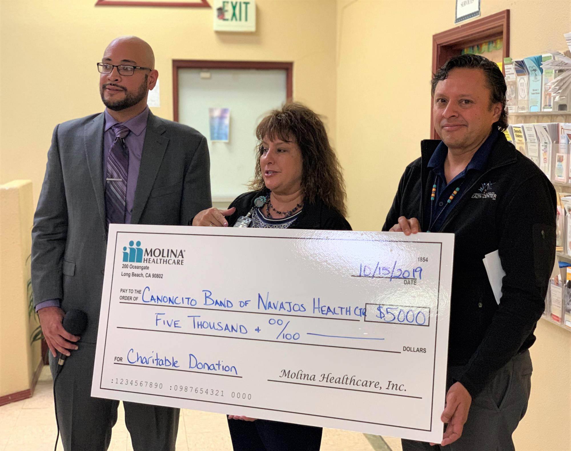 Molina Healthcare Donates 38 000 To Support Five New Mexico Nonprofits That Focus On Social Determinants Of Health And Improve Mental Health