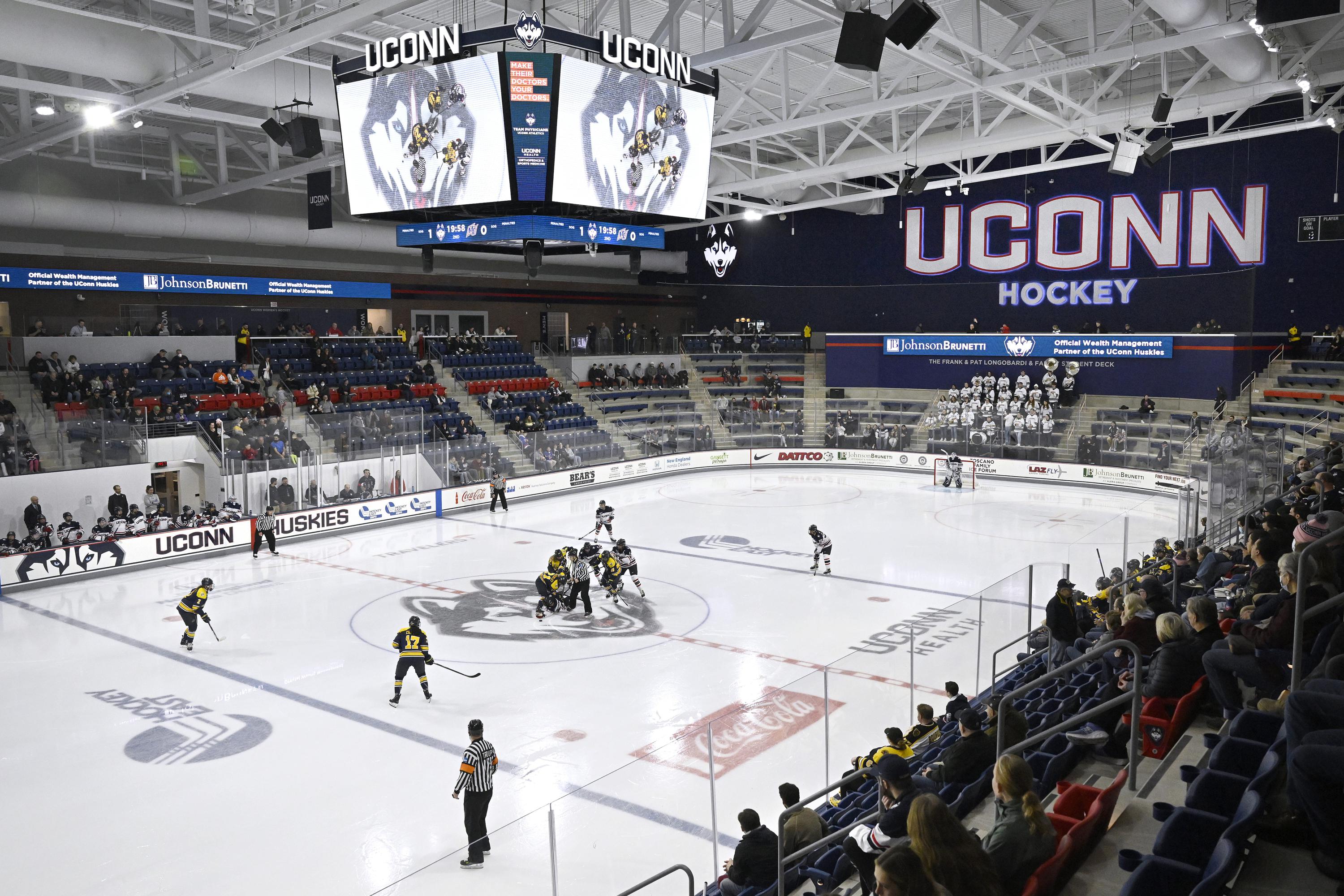 New arenas put spotlight on Connecticut college hockey AP News