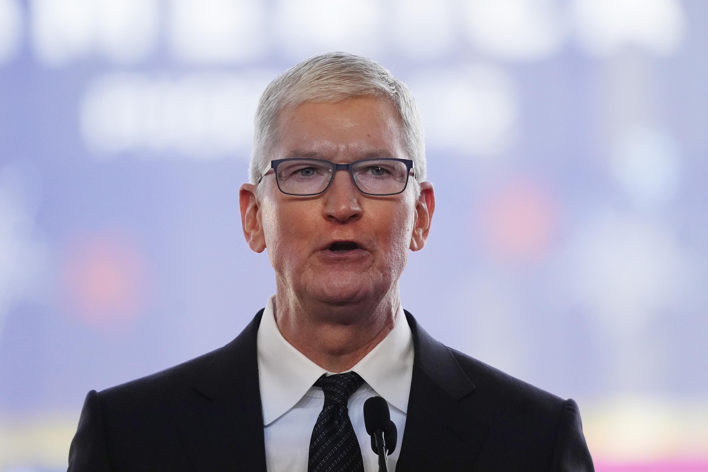 NO FILM, NO VIDEO, NO TV, NO DOCUMENTARY - Apple CEO Tim Cook