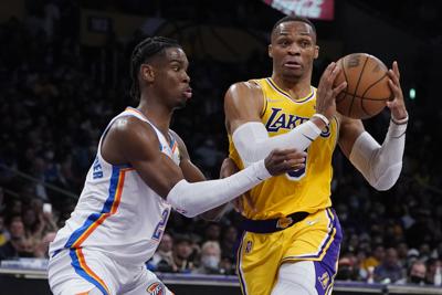 Thunder Roar Back To Beat Lakers Again 107 104