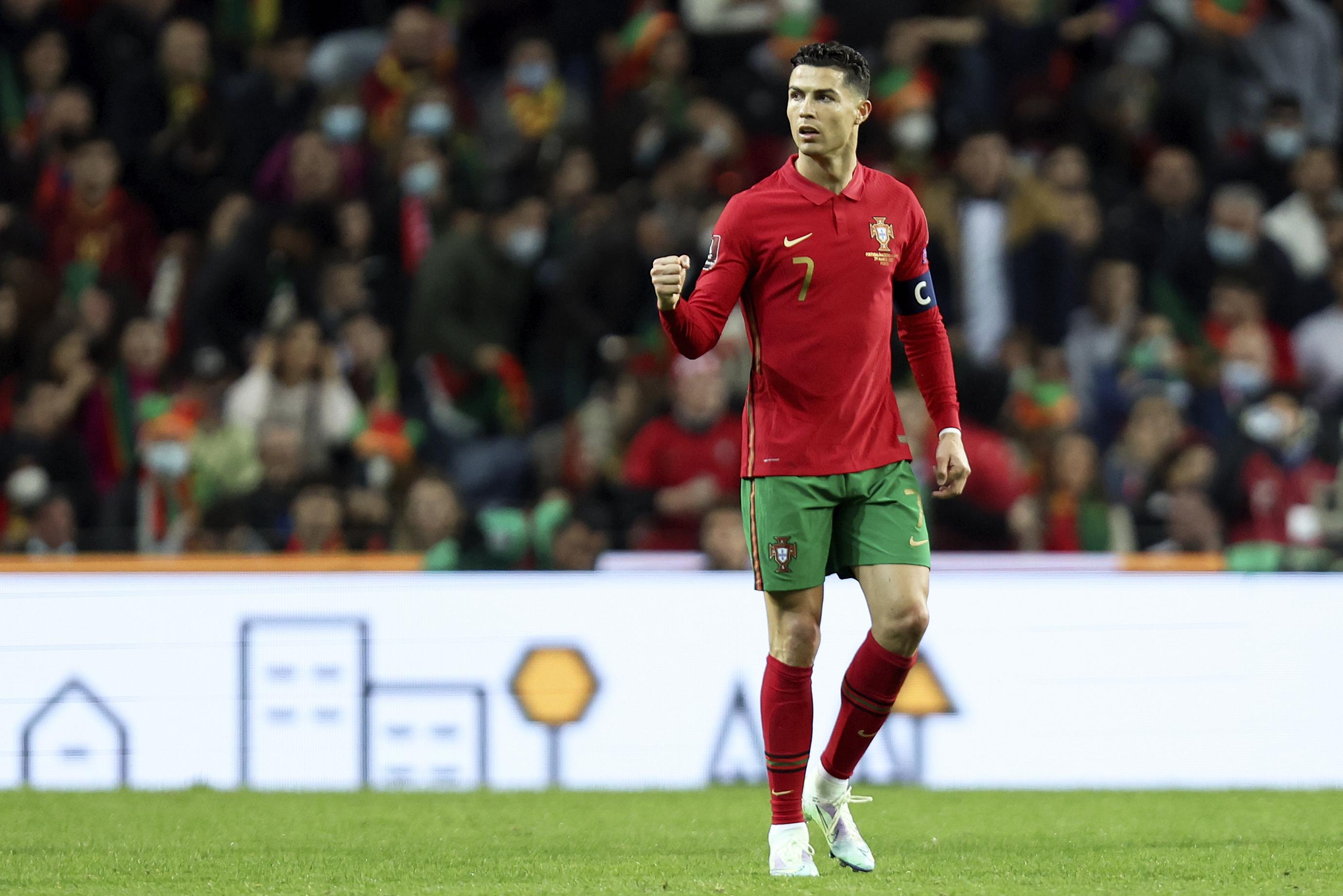 Portugal lidera N. Macedónia, Ronaldo apura-se para mais uma WCup