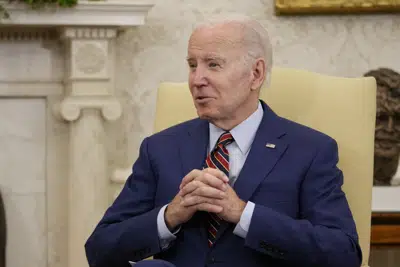 El presidente estadounidense Joe Biden en la Casa Blanca en Washington, el 17 de enero de 2023. (Foto AP/Carolyn Kaster)