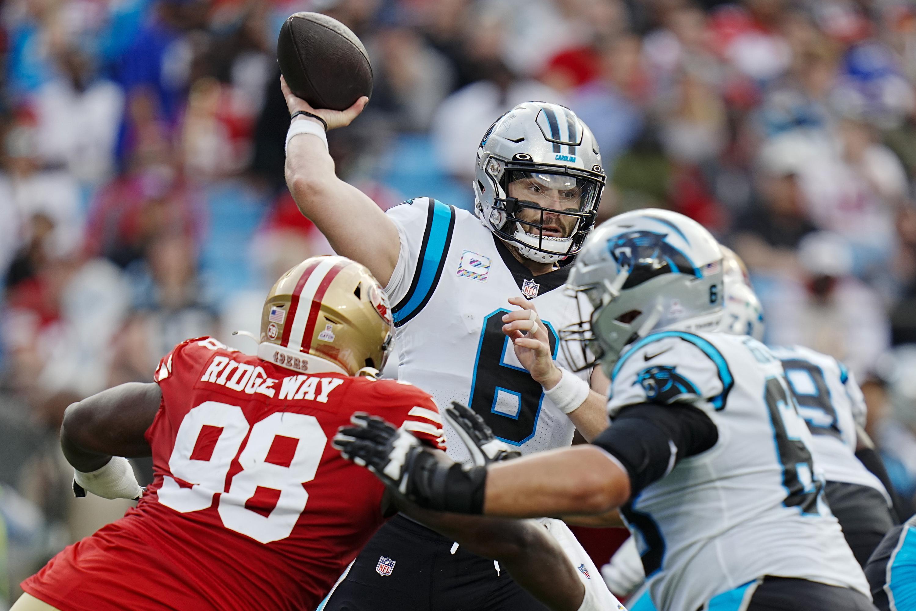 Panthers QB Mayfield a noshow at practice once again AP News