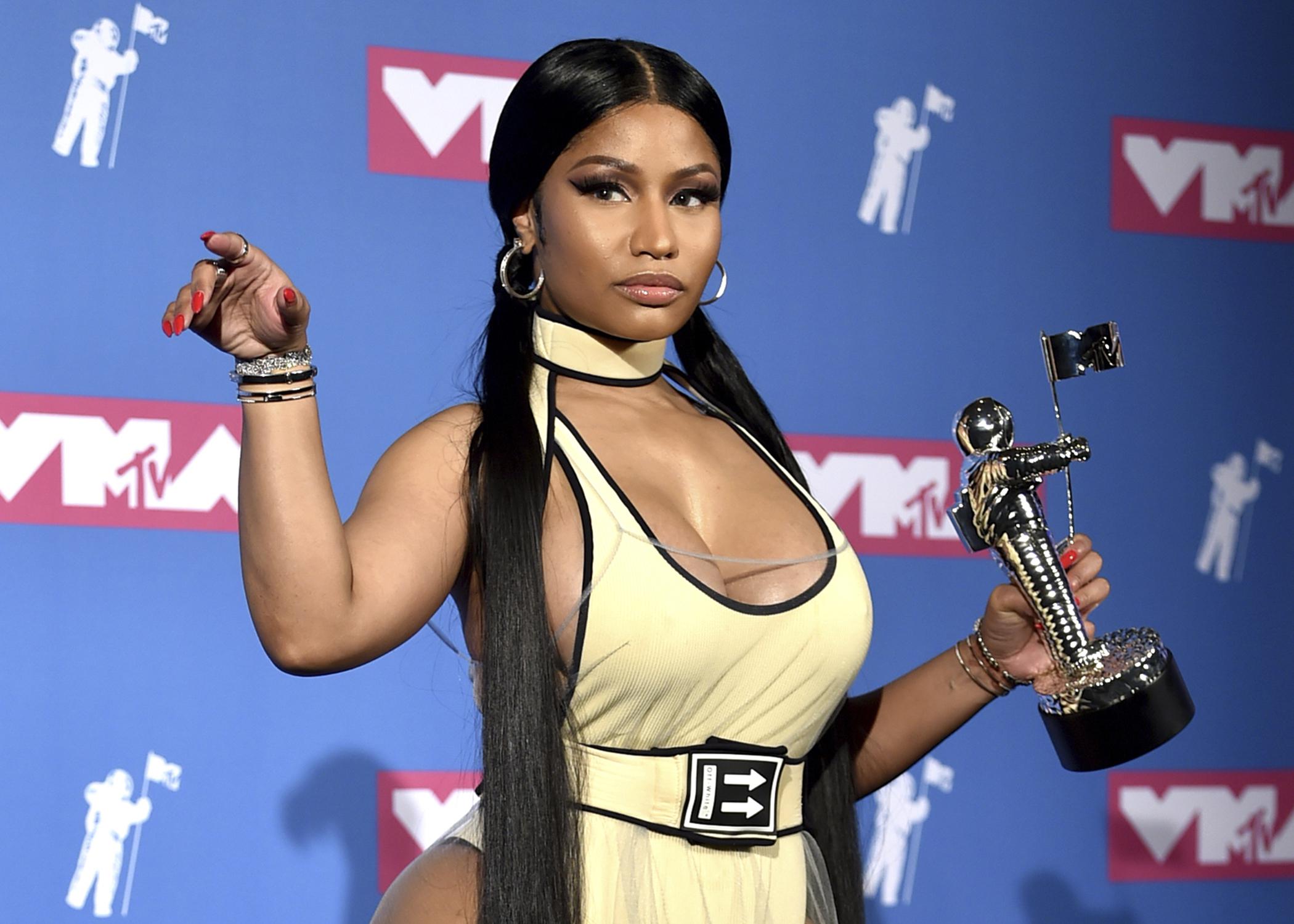 Browser Sexy Blue Video - Nicki Minaj to get Video Vanguard Award at MTV Awards | AP News