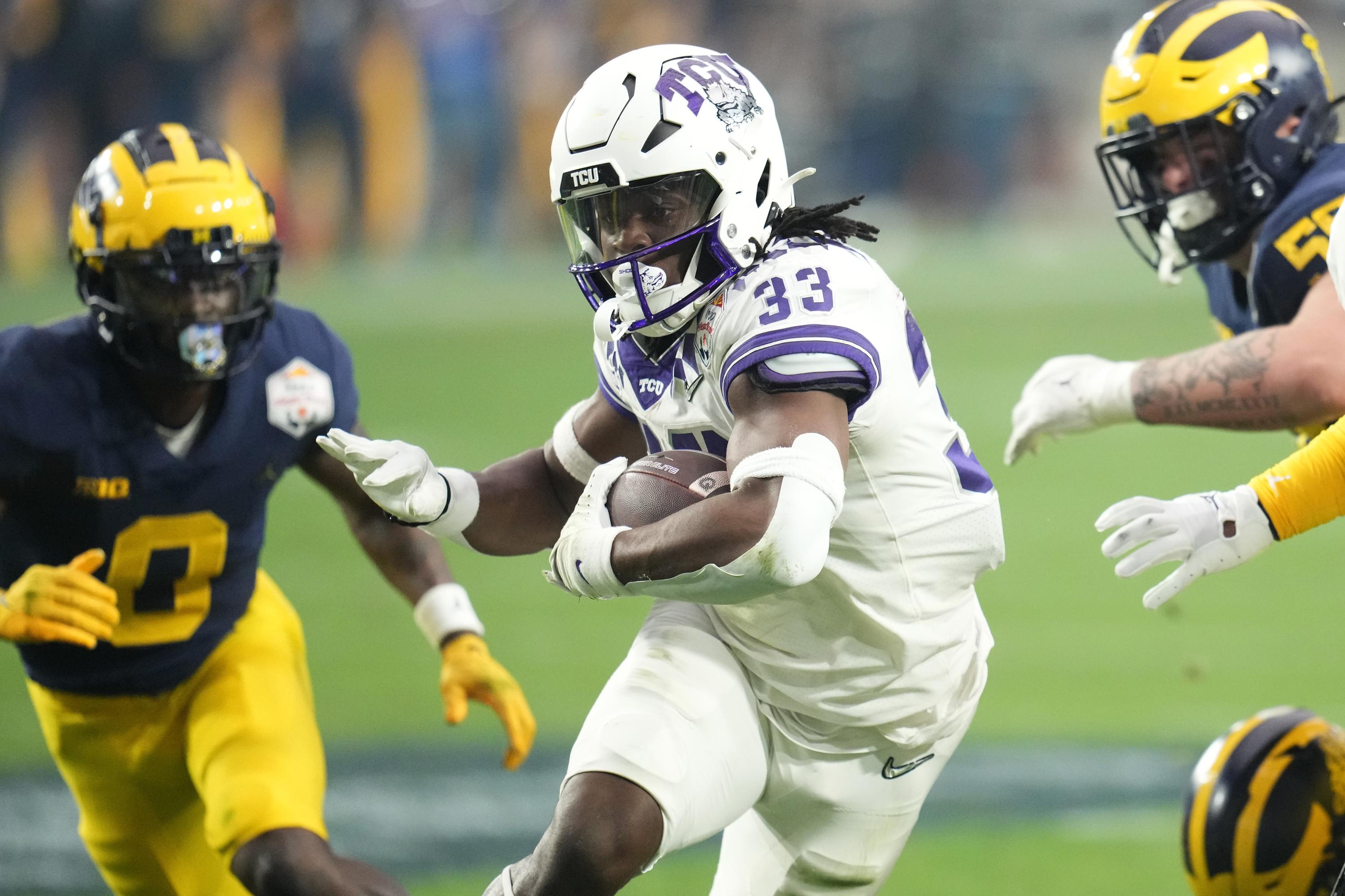 No 3 TCU Beats No 2 Michigan 51 45 In CFP Semifinal AP News