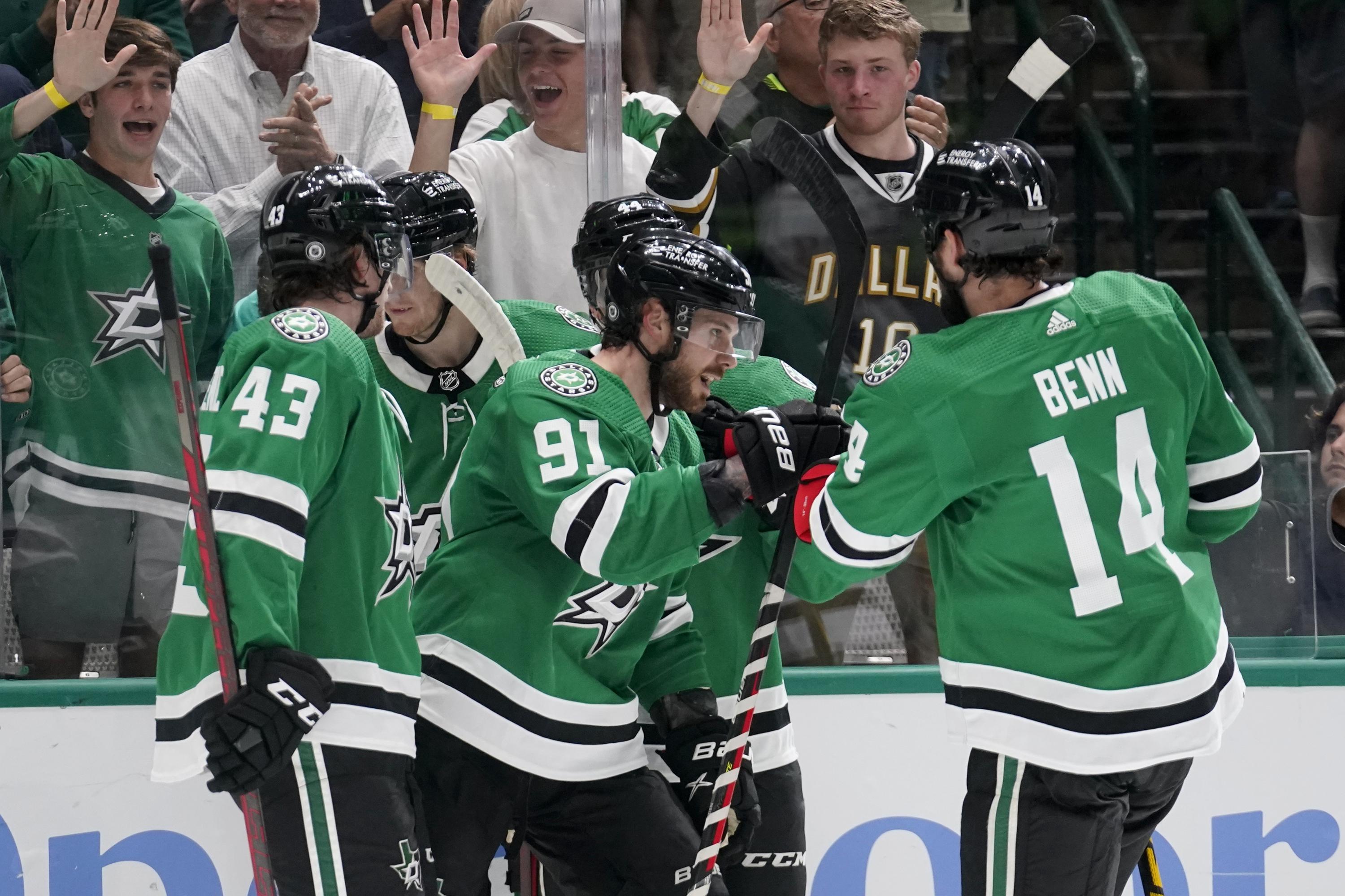 Faksa's shorthanded goal pushes Stars past Islanders 32 AP News