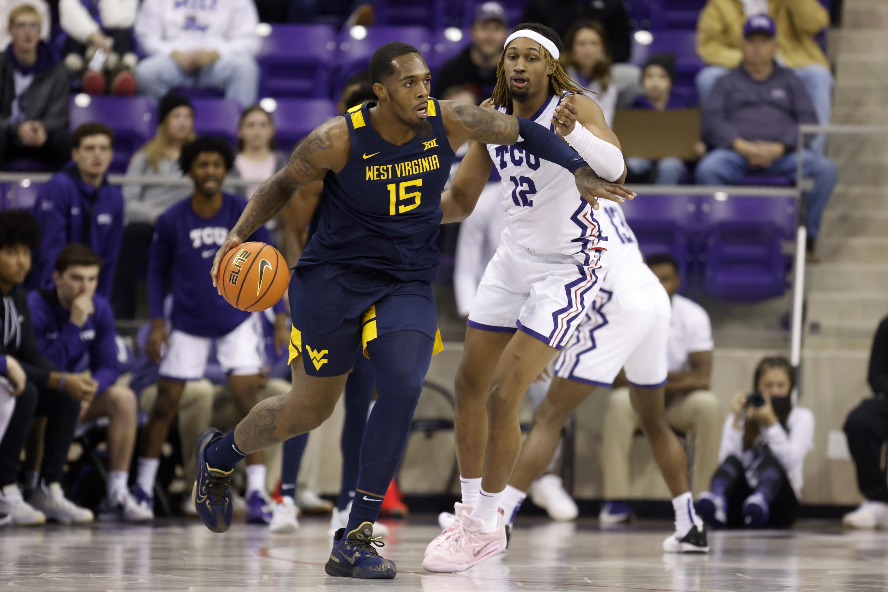 No. 15 TCU without Miles in 76-72 win over West Virginia