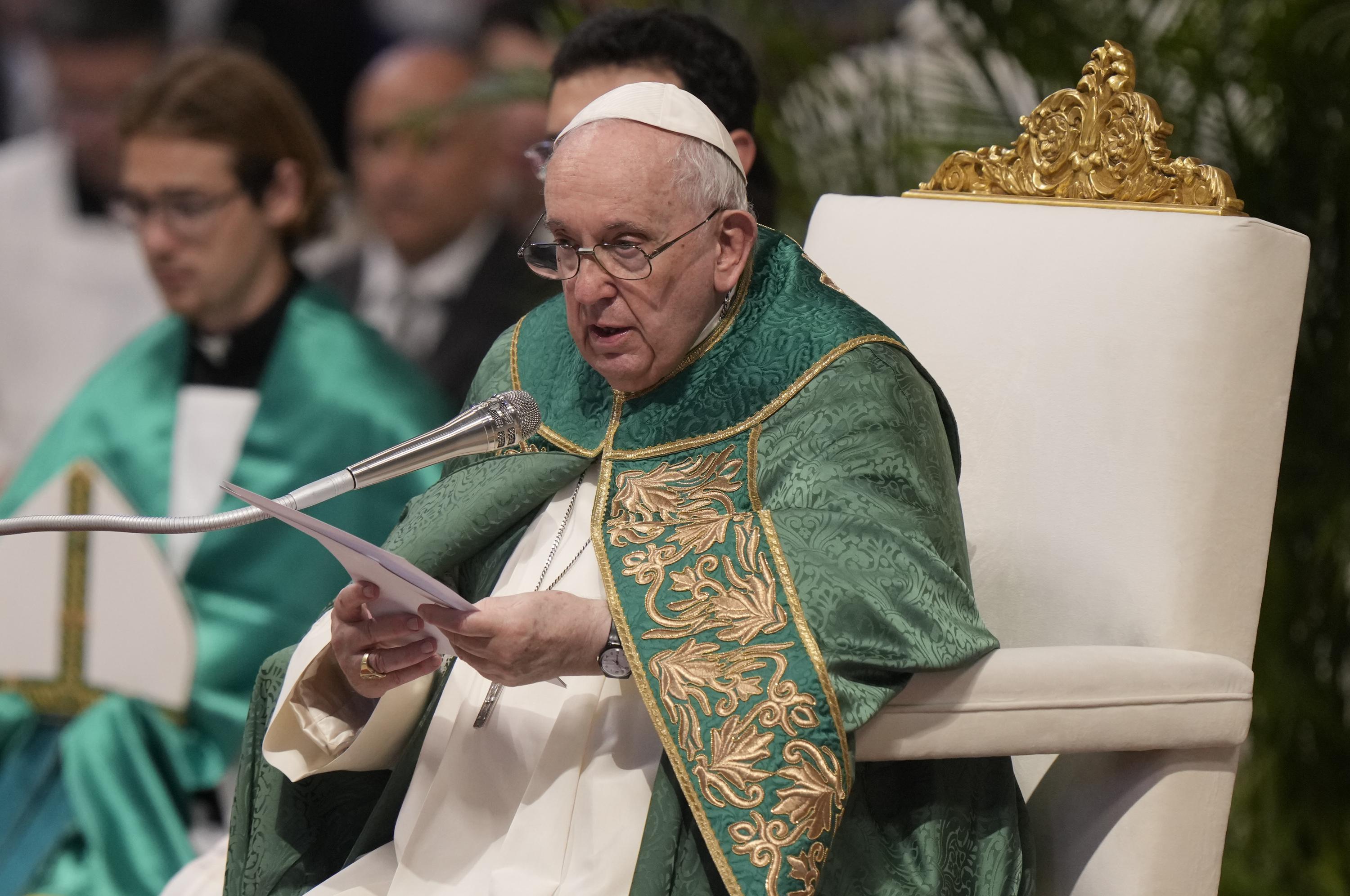korrekt oversættelse ejer Vatican: Pope clearly condemns Russia's 'repugnant' war | AP News