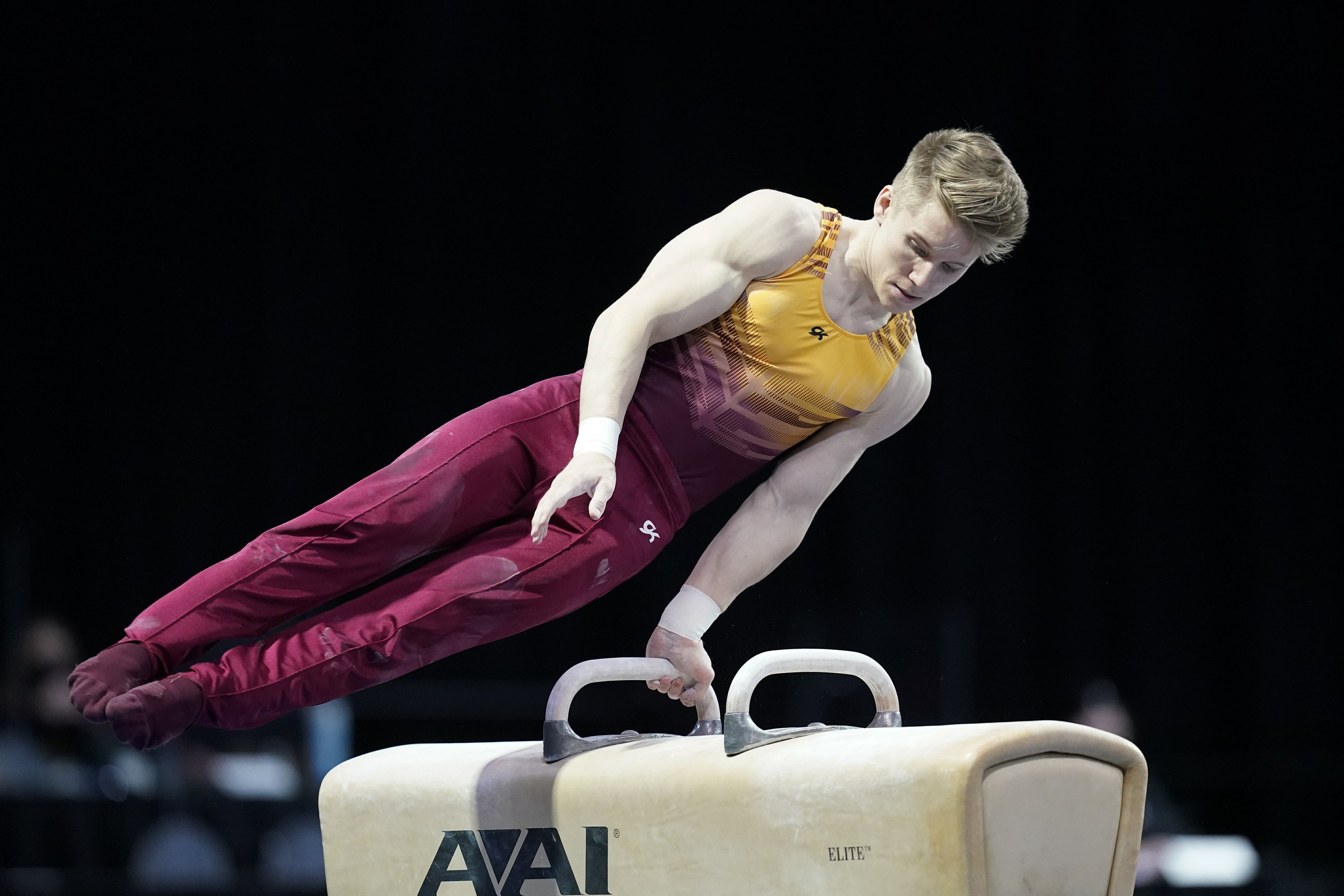 Olympic Gold Men S Gymnastics Struggling To Survive Ap News