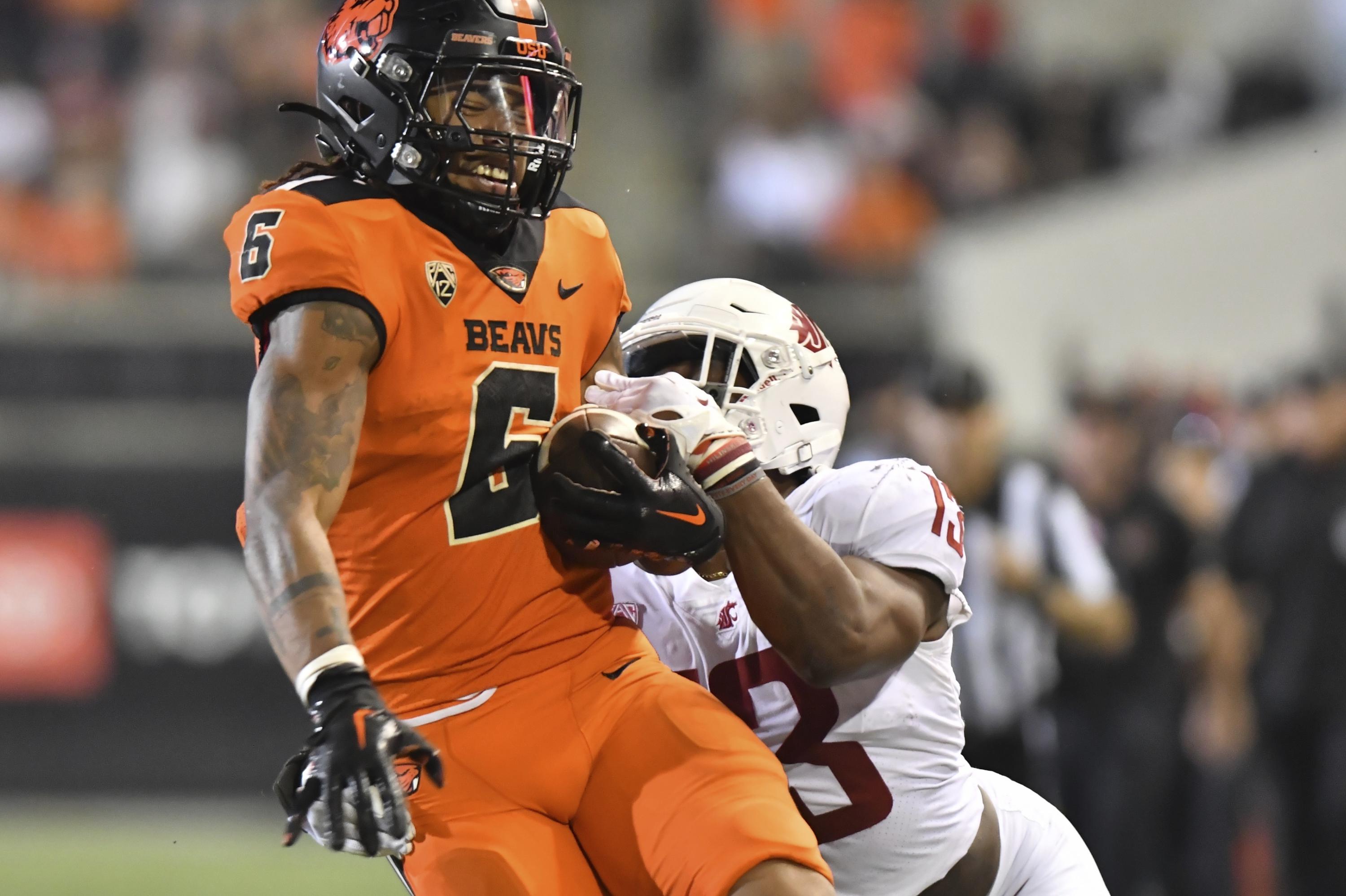 Oregon State Tops Washington State 24 10 Behind Gulbranson AP News