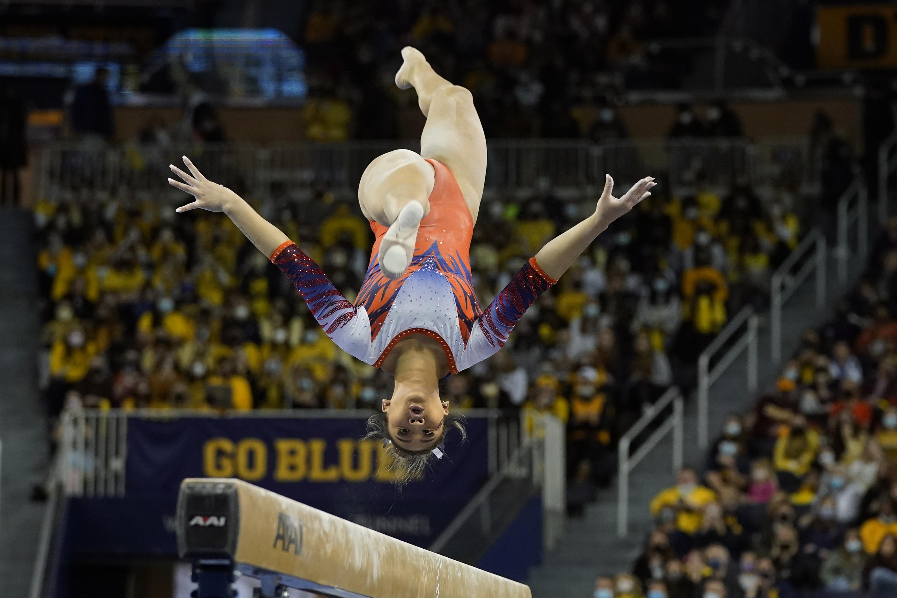 Beacon of goodness': NCAA women's gymnastics is booming | AP News