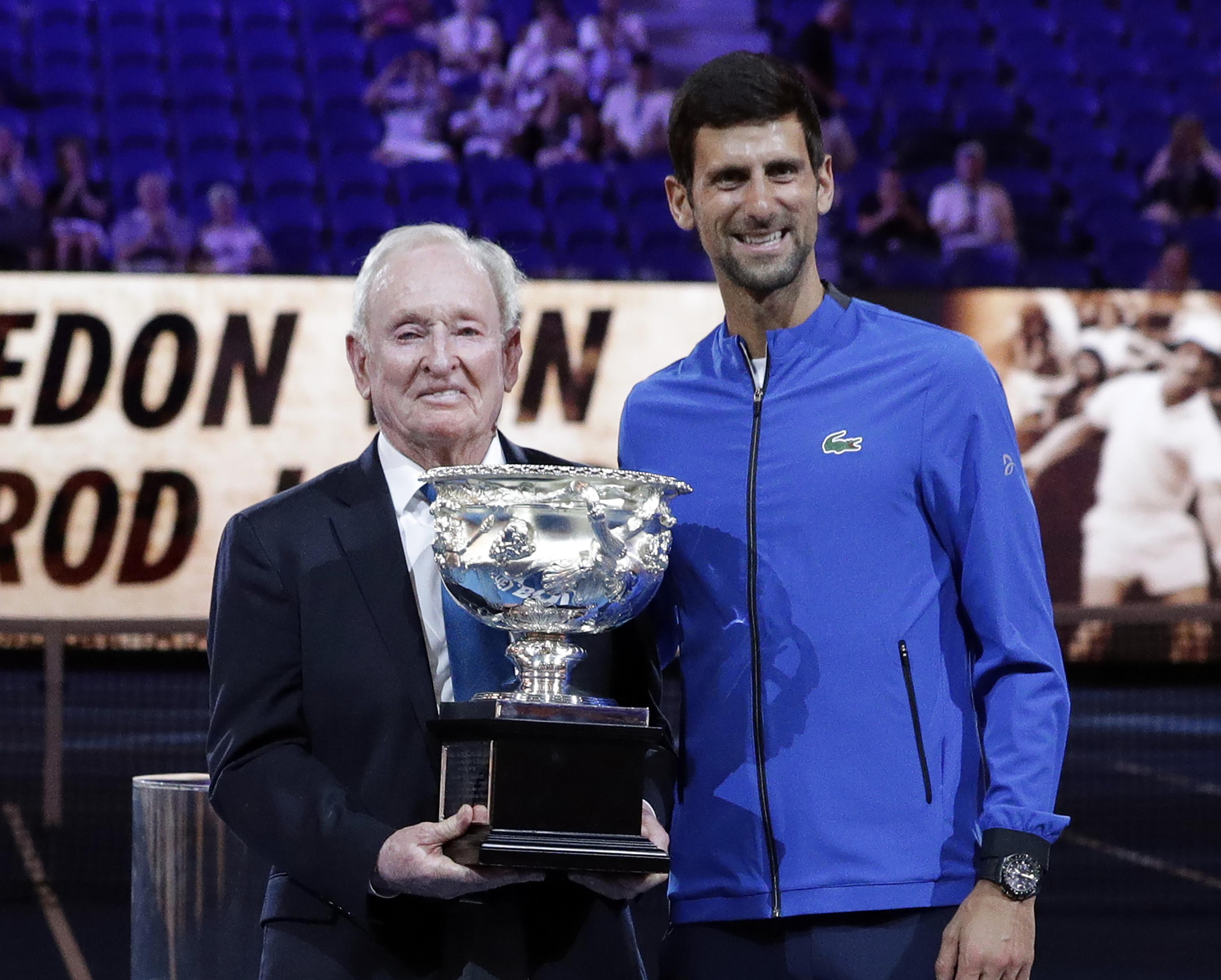 Laver would Djokovic to calendar Grand Slam AP News
