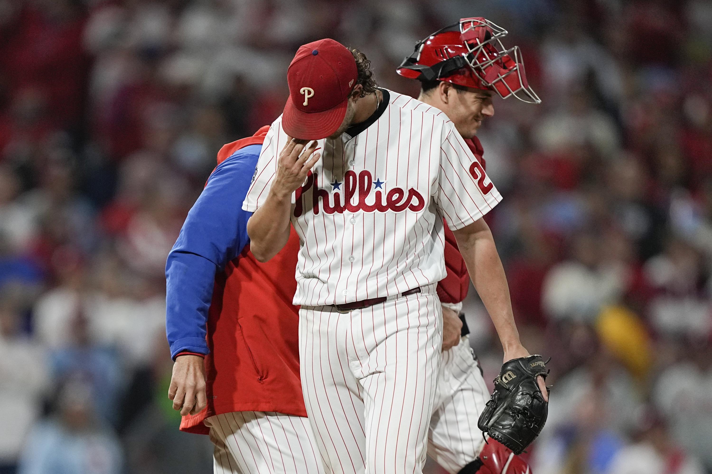 Nola Alvarado Falter Phillies Bats Silent In Game 4 Loss AP News what-time-does-the-coldplay-concert-start-tonight-when-they-are-on