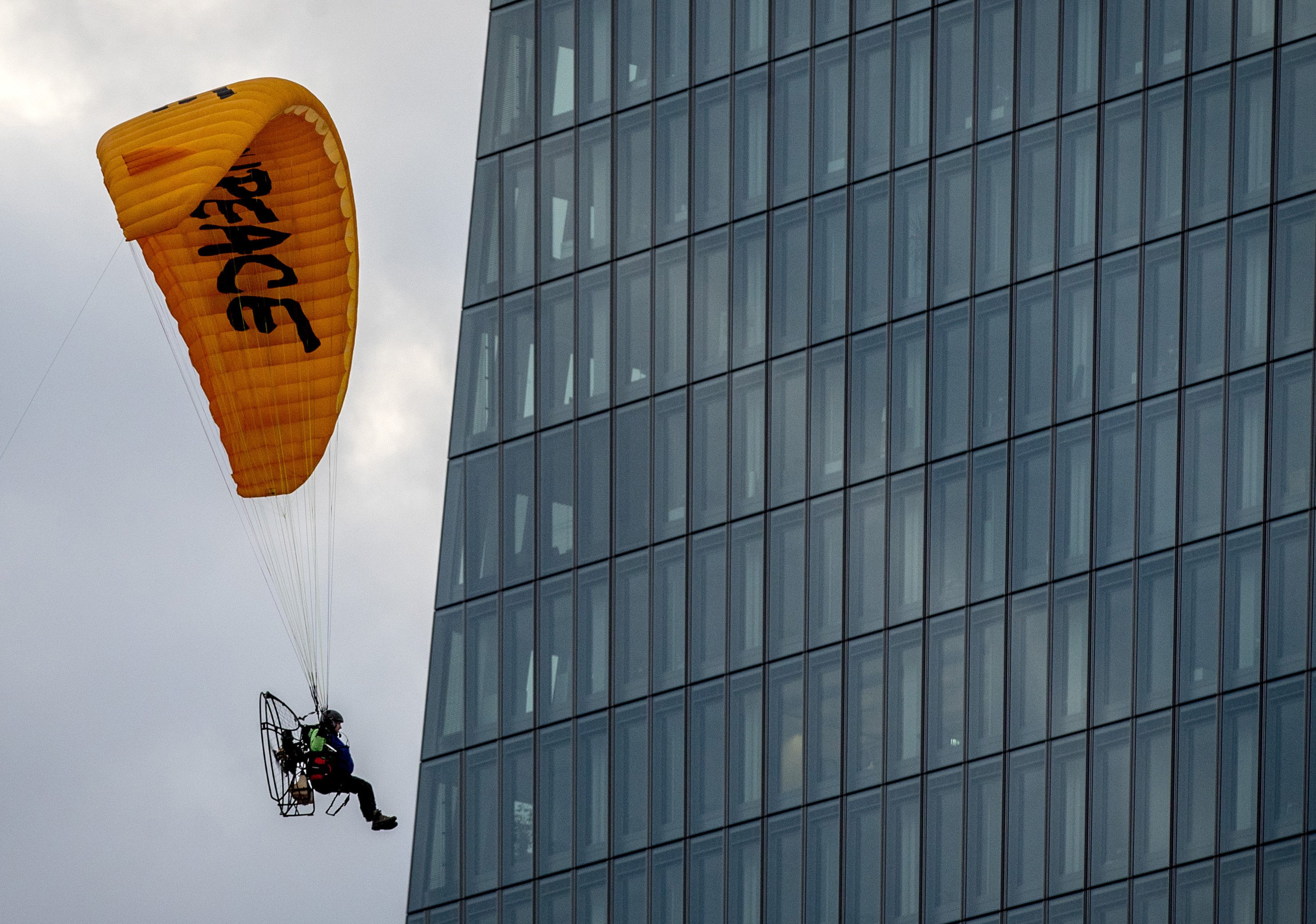 Greenpeace protests ECB's loans for carbon-heavy industries - Associated Press