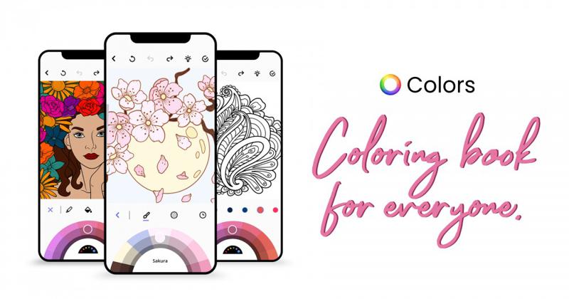 Tap To Color Free Coloring Book App Colors Launches Globally