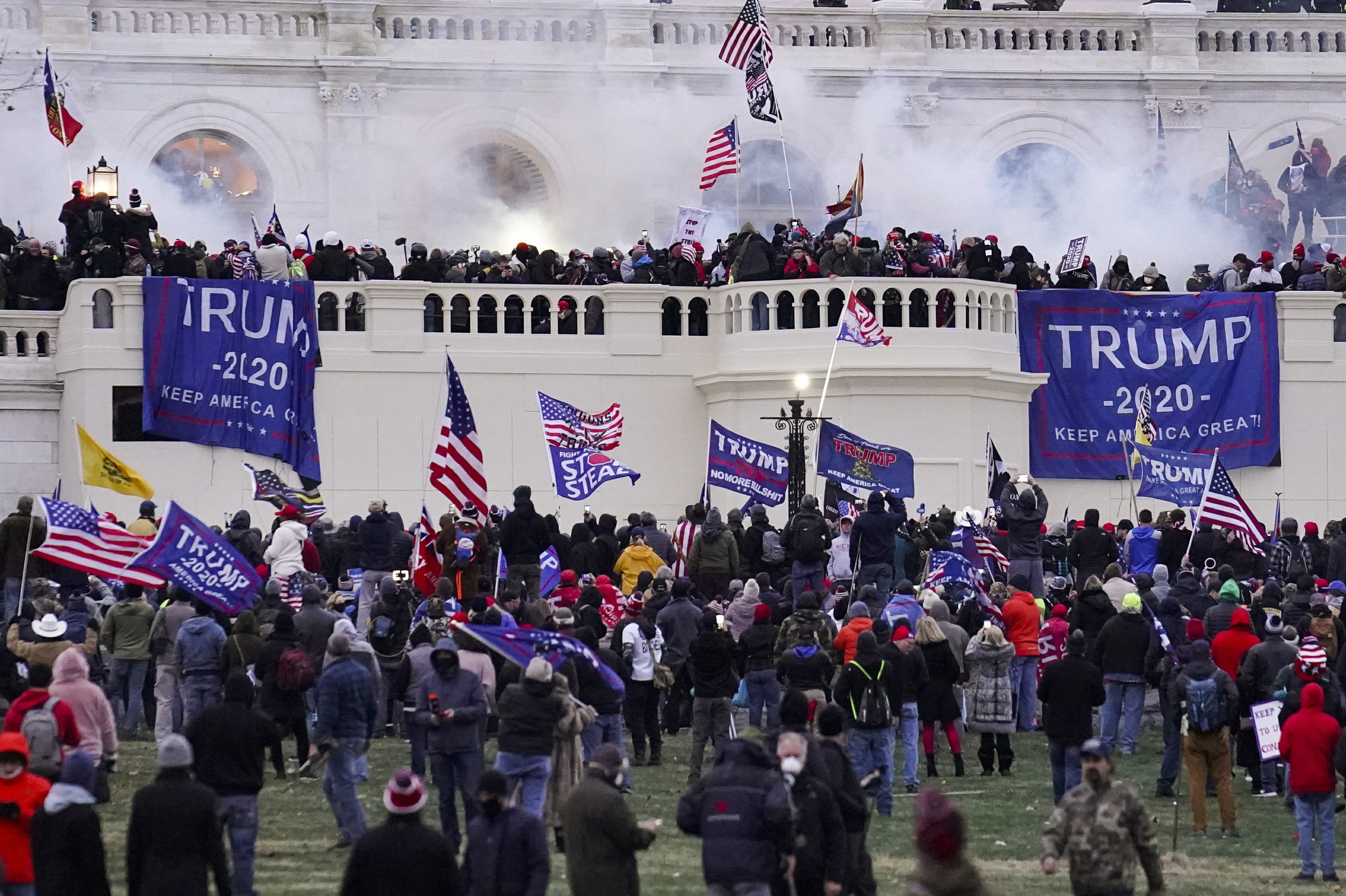 A man charged in the Capitol riot had a Hitler mustache