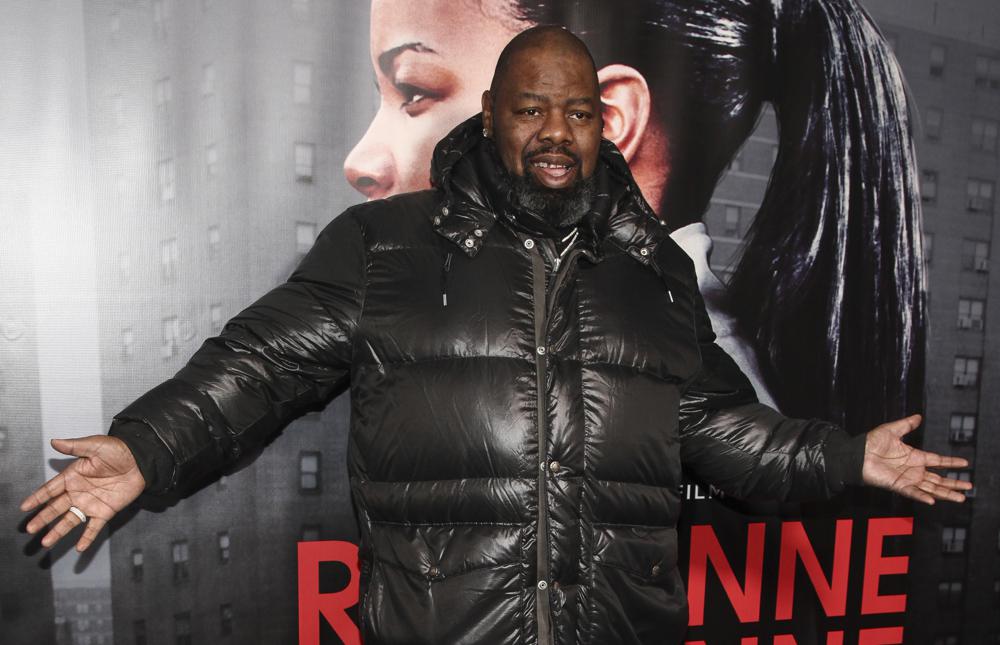 FILE - Biz Markie attends the premiere of Netflix's "Roxanne Roxanne" at SVA Theatre on March 19, 2018, in New York. The hip-hop staple known for his beatboxing prowess, turntable mastery and the 1989 classic “Just a Friend,” has died. He was 57. Markie’s representative, Jenni Izumi, said in a statement that the rapper-DJ died peacefully Friday, July 16, 2021, with his wife by his side. No cause of death was released.  (Photo by Andy Kropa/Invision/AP, File)