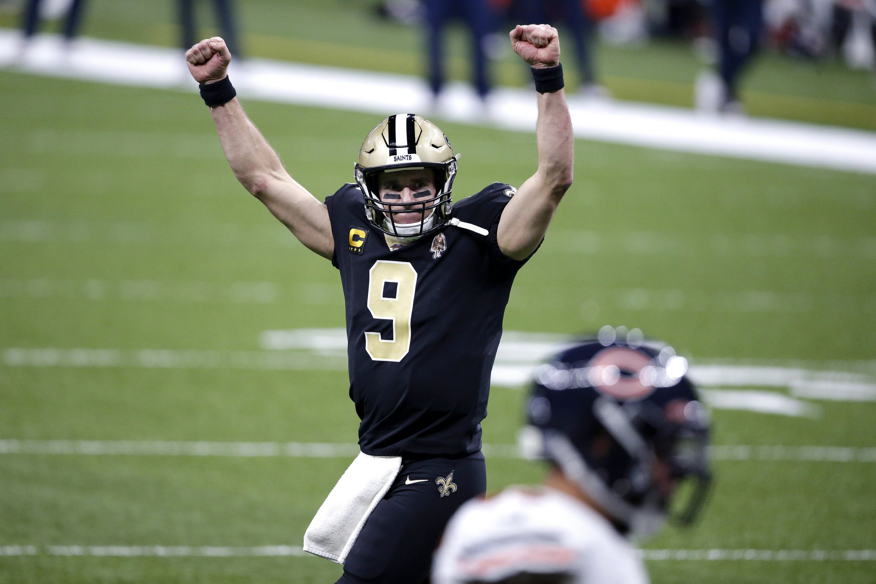 Brees Saints Pull Away Late For 21 9 Playoff Win Over Bears AP News