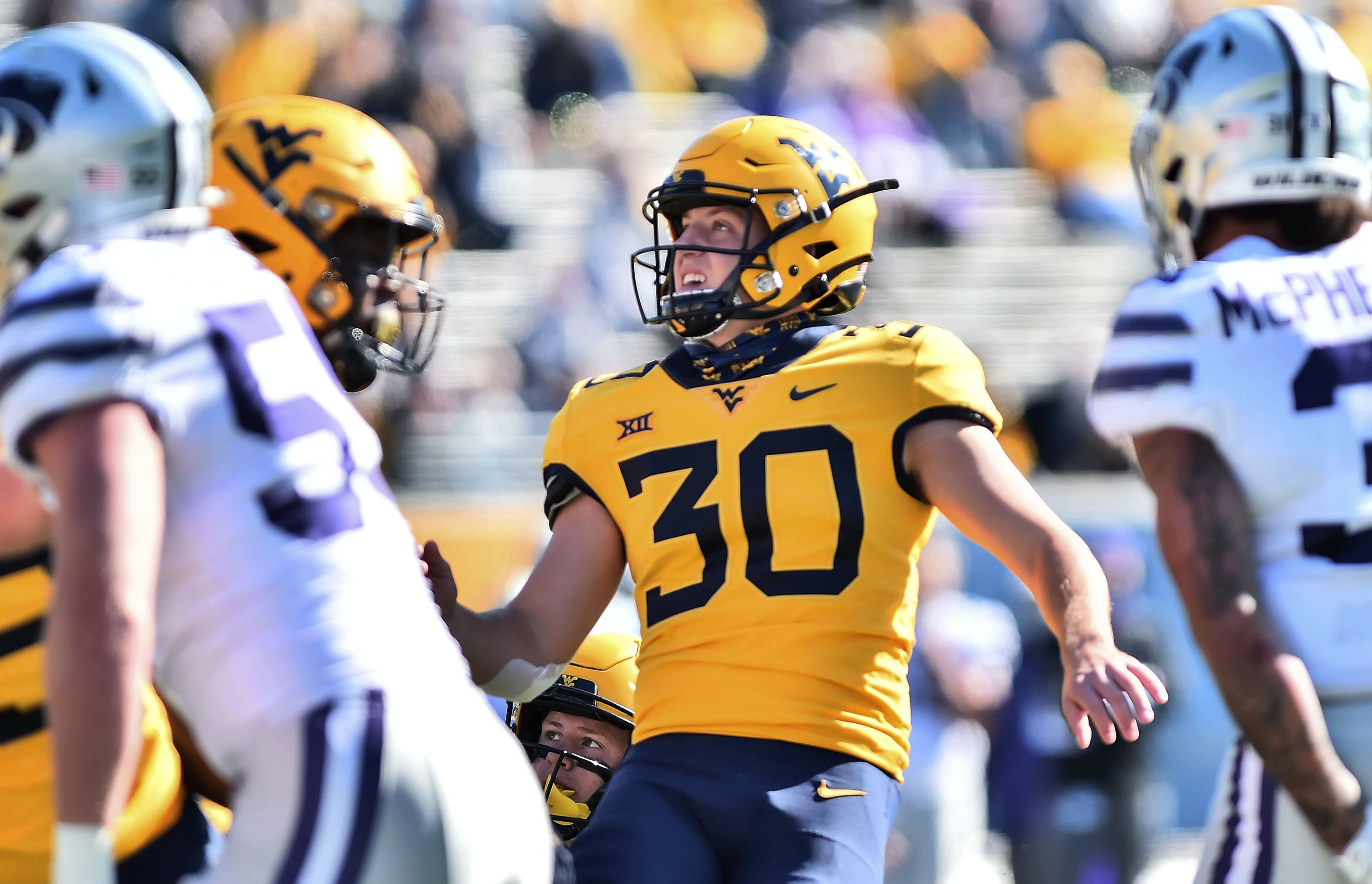 Injured West Virginia kicker Staley to miss rest of season AP News