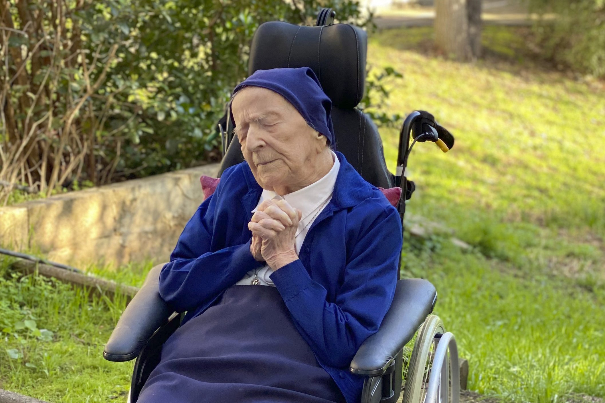 COVID defying nun toasts 117th birthday with wine and prayer