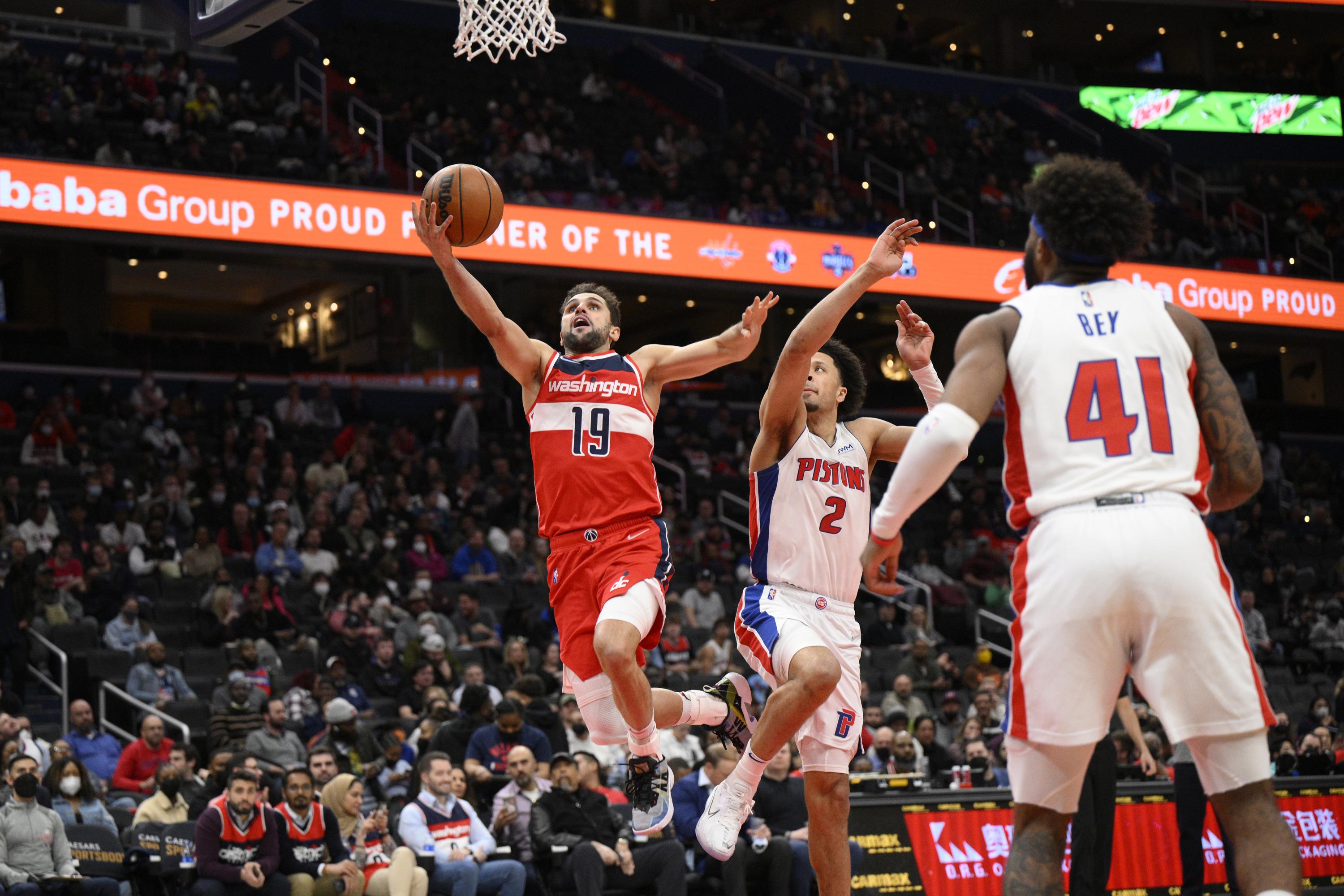 Wizards beat Pistons for 14th straight time at home, 116113 AP News